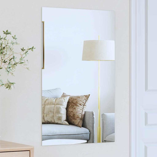 Wandspiegel Rechthoekig 50 x 80 cm gehard glas is nu te koop bij PeponiXL, paradijselijk wonen!