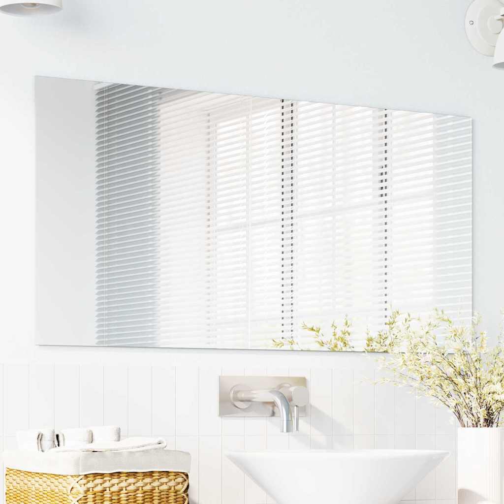 Wandspiegel Rechthoekig 50 x 100 cm gehard glas is nu te koop bij PeponiXL, paradijselijk wonen!