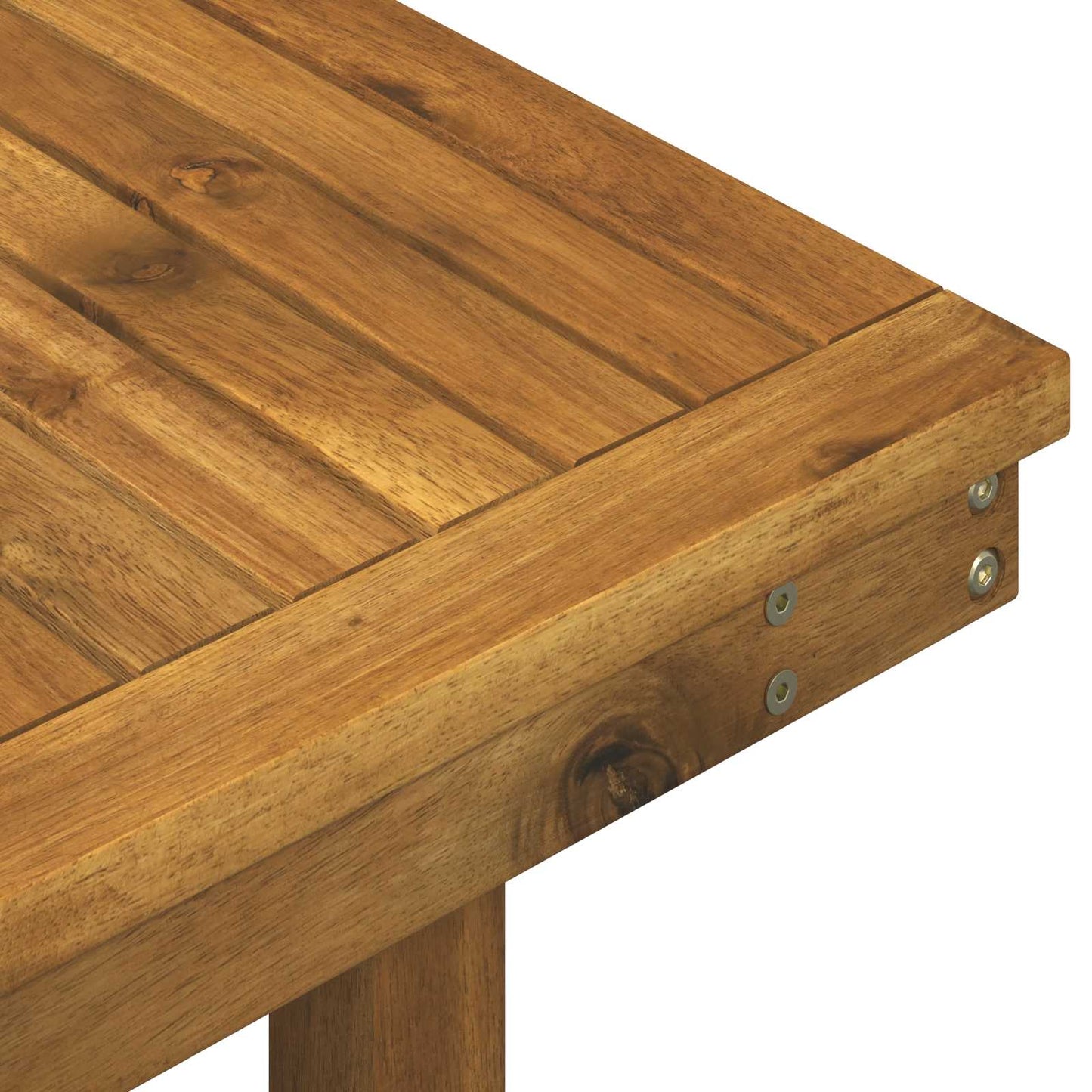 Tuinfoto Tafel Massief Acaciahout Hoogte Verstelbaar Naturel
