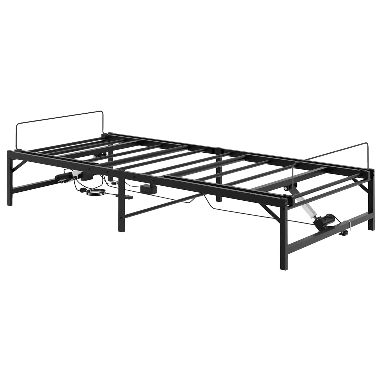 Elektrisch Verstelbaar Bedframe Zwart 80 x 200 cm Staal