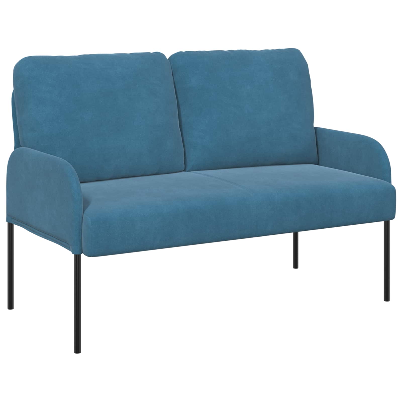 Sofa-Sets met kussen 3 pcs Blauw 115 x 56 x 80 cm Multiplex is nu te koop bij PeponiXL, paradijselijk wonen!