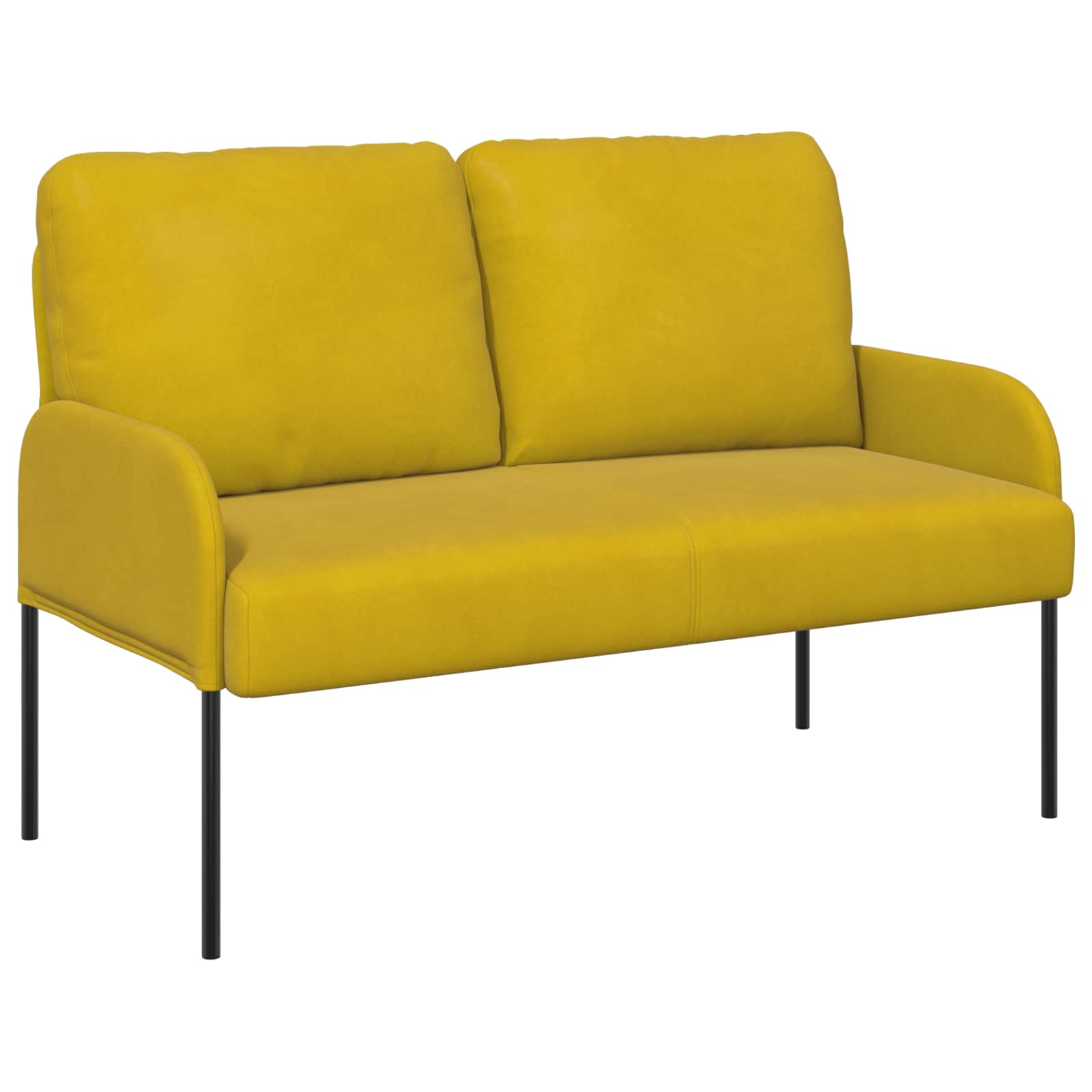Sofa-Sets met kussen 3 pcs Geel 115 x 56 x 80 cm Multiplex is nu te koop bij PeponiXL, paradijselijk wonen!