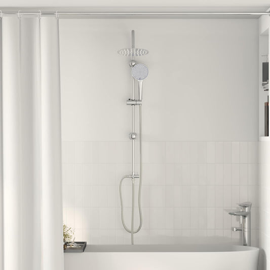 Douche systeem Zilver 47 x 20 x 95 cm Roestvrij staal is nu te koop bij PeponiXL, paradijselijk wonen!