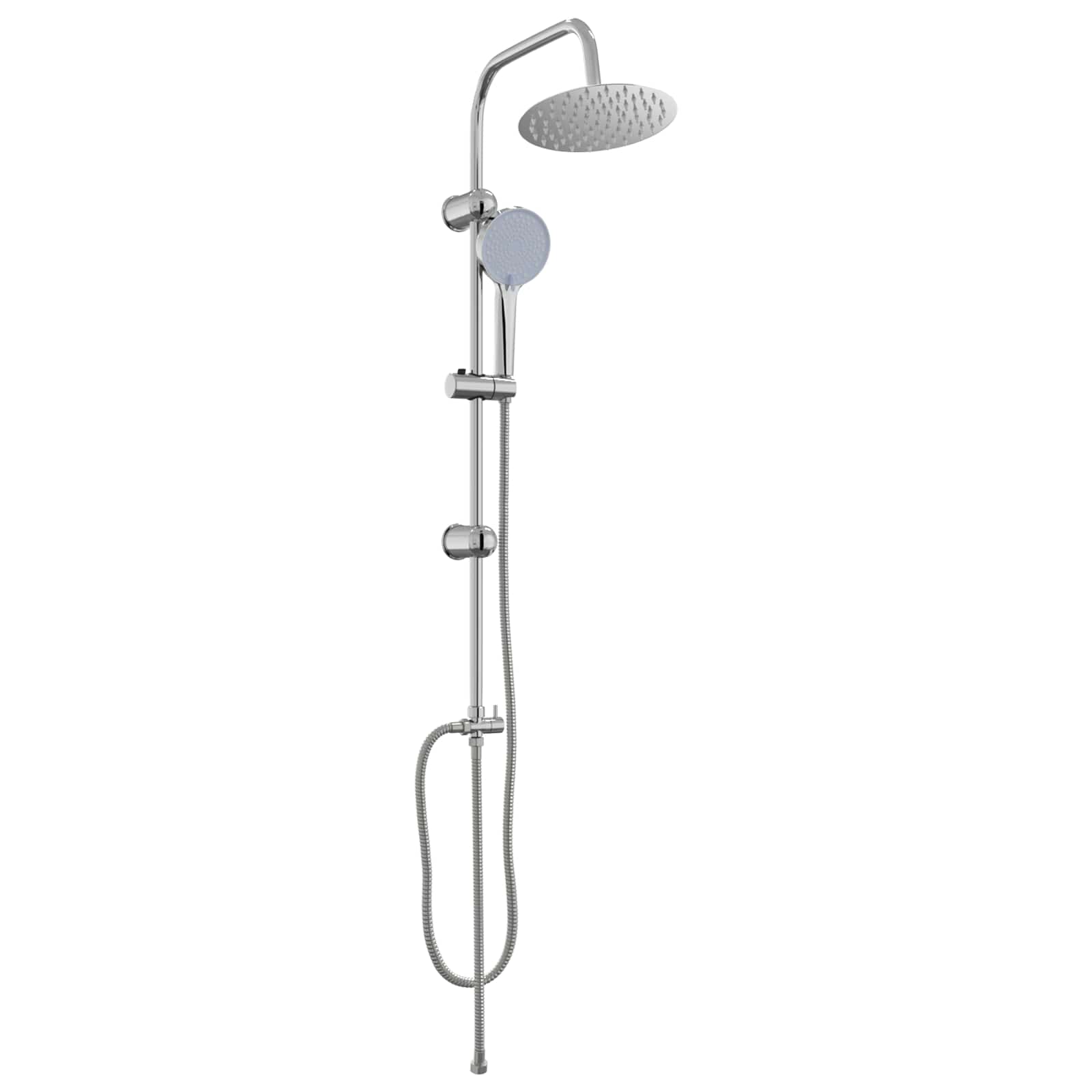 Douche systeem Zilver 47 x 20 x 95 cm Roestvrij staal is nu te koop bij PeponiXL, paradijselijk wonen!