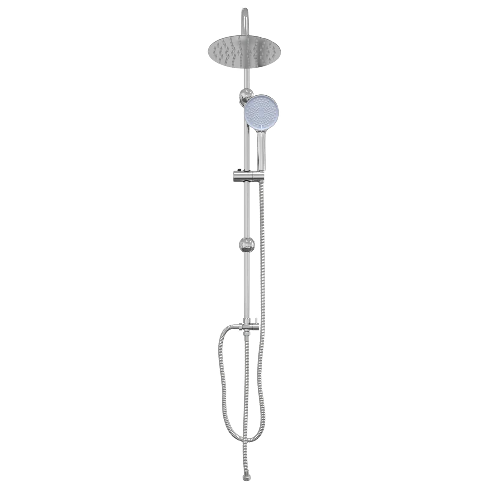 Douche systeem Zilver 47 x 20 x 95 cm Roestvrij staal is nu te koop bij PeponiXL, paradijselijk wonen!