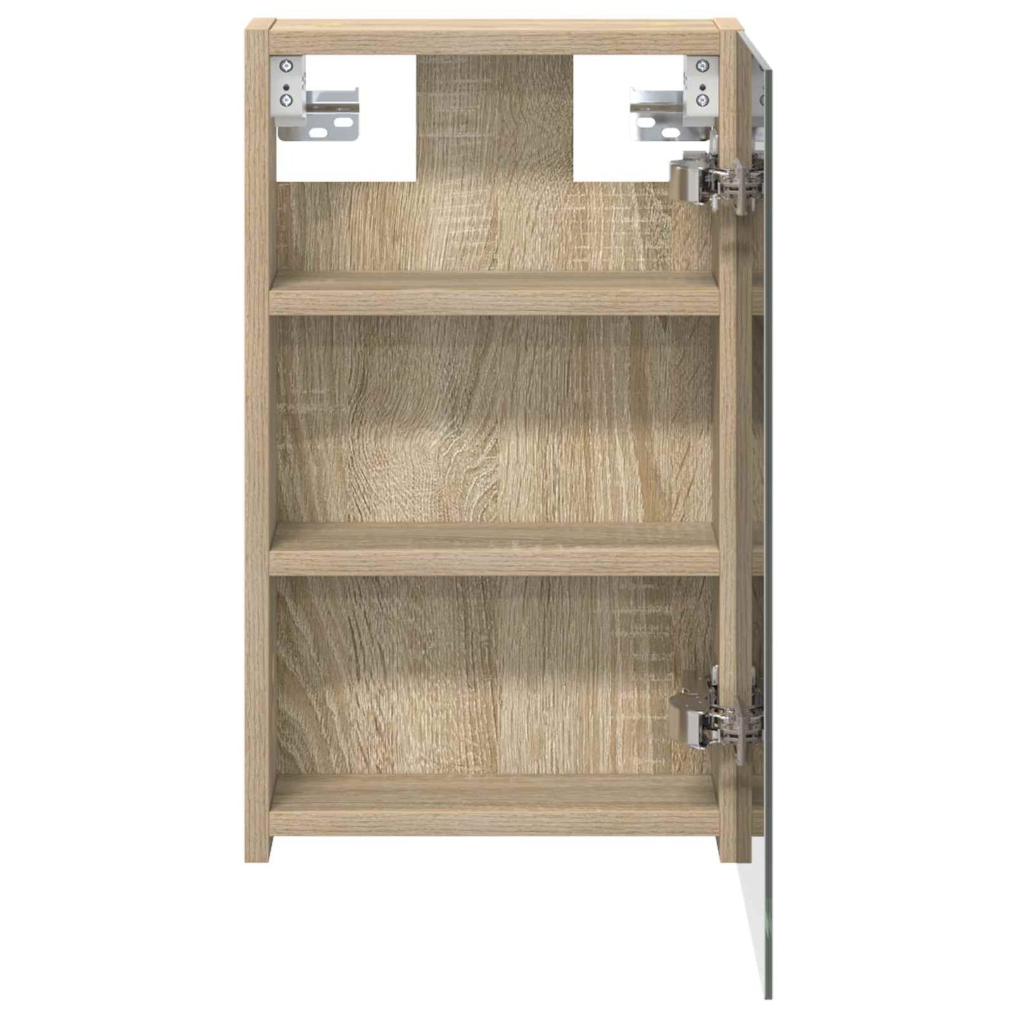 Badkamer spiegelkast met plank Sonoma Eiken 30 x 10,5 x 50 cm is nu te koop bij PeponiXL, paradijselijk wonen!