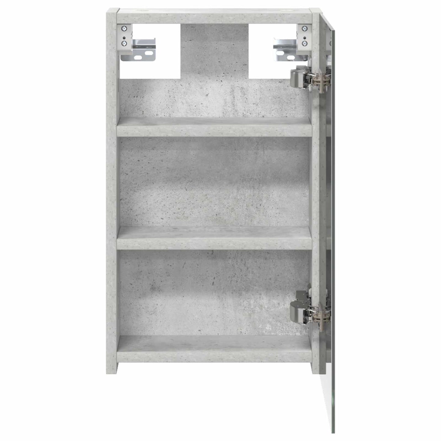 Badkamer spiegelkast Beton Grijs 30 x 10,5 x 50 cm Bewerkt hout is nu te koop bij PeponiXL, paradijselijk wonen!