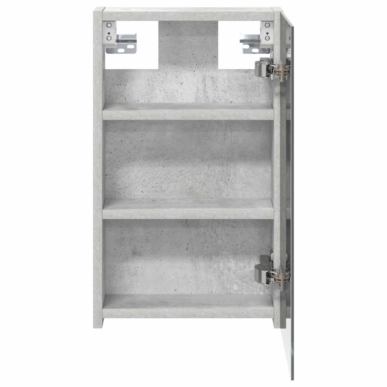 Badkamer spiegelkast Beton Grijs 30 x 10,5 x 50 cm Bewerkt hout is nu te koop bij PeponiXL, paradijselijk wonen!