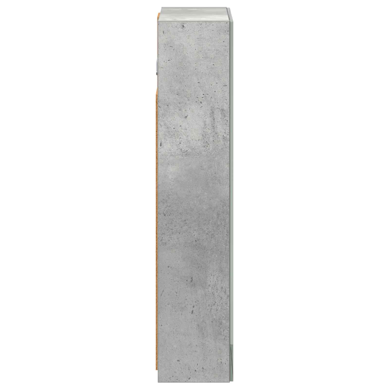 Badkamer spiegelkast Beton Grijs 30 x 10,5 x 50 cm Bewerkt hout is nu te koop bij PeponiXL, paradijselijk wonen!