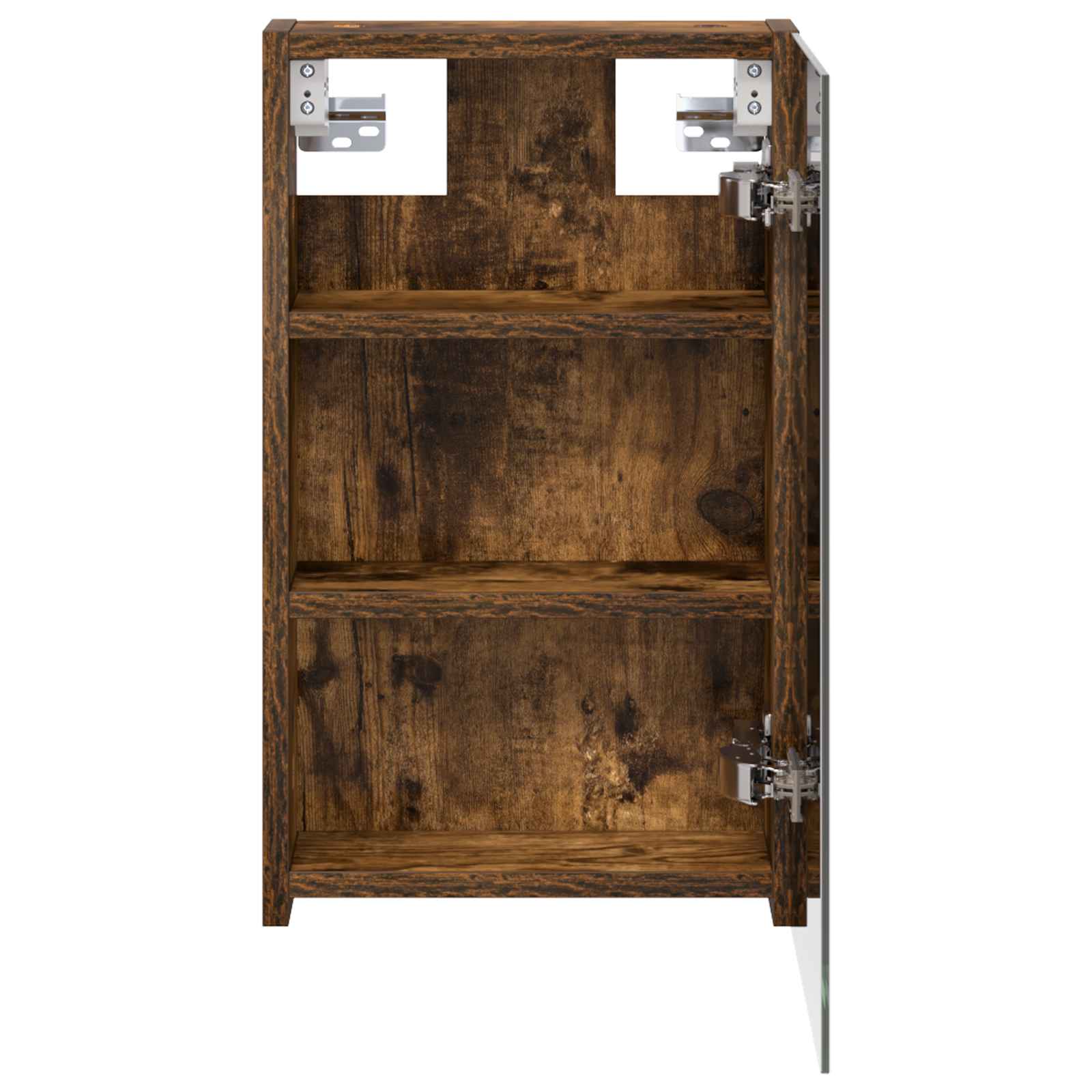Badkamer spiegelkast met plank Gerookt eiken 30 x 10,5 x 50 cm is nu te koop bij PeponiXL, paradijselijk wonen!