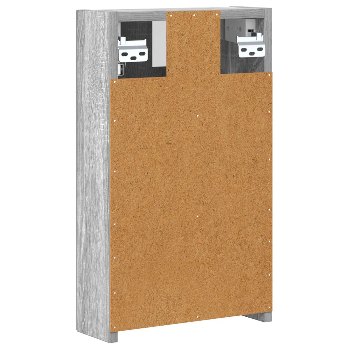 Badkamer spiegelkast met plank Grijs Sonoma 30 x 10,5 x 50 cm is nu te koop bij PeponiXL, paradijselijk wonen!