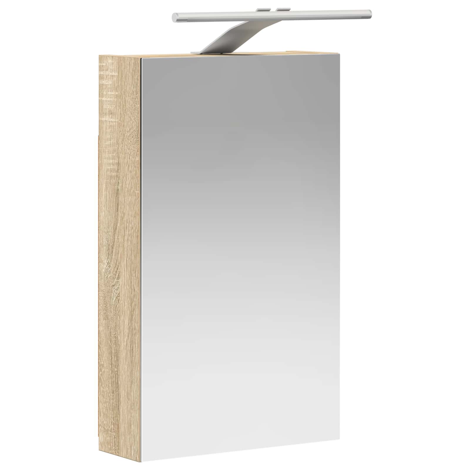 Badkamer spiegelkast met plank Sonoma Eiken 30 x 10,5 x 50 cm is nu te koop bij PeponiXL, paradijselijk wonen!