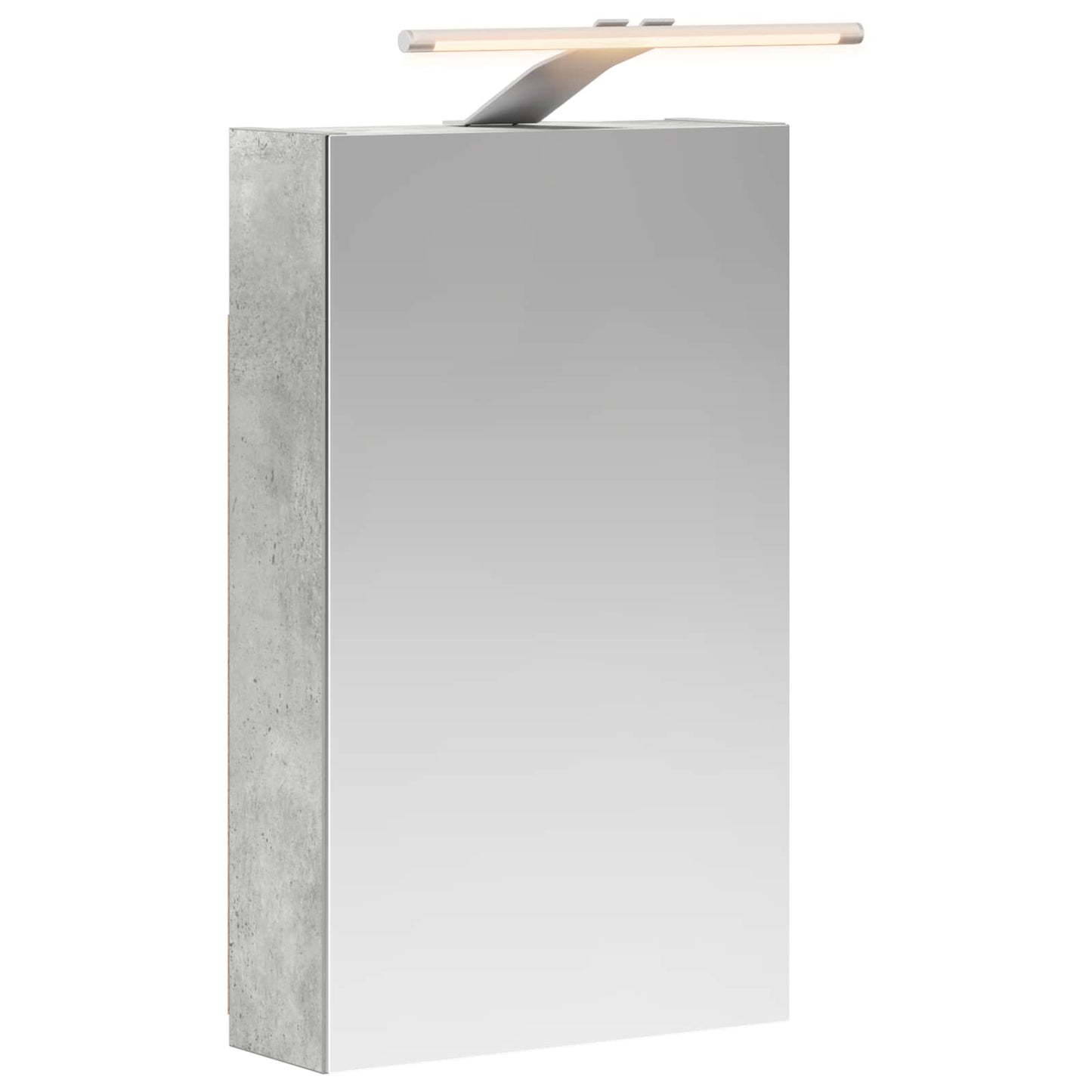 Badkamer spiegelkast Beton Grijs 30 x 10,5 x 50 cm Bewerkt hout is nu te koop bij PeponiXL, paradijselijk wonen!