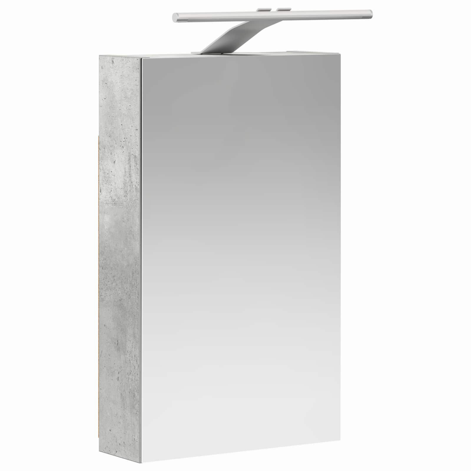 Badkamer spiegelkast Beton Grijs 30 x 10,5 x 50 cm Bewerkt hout is nu te koop bij PeponiXL, paradijselijk wonen!