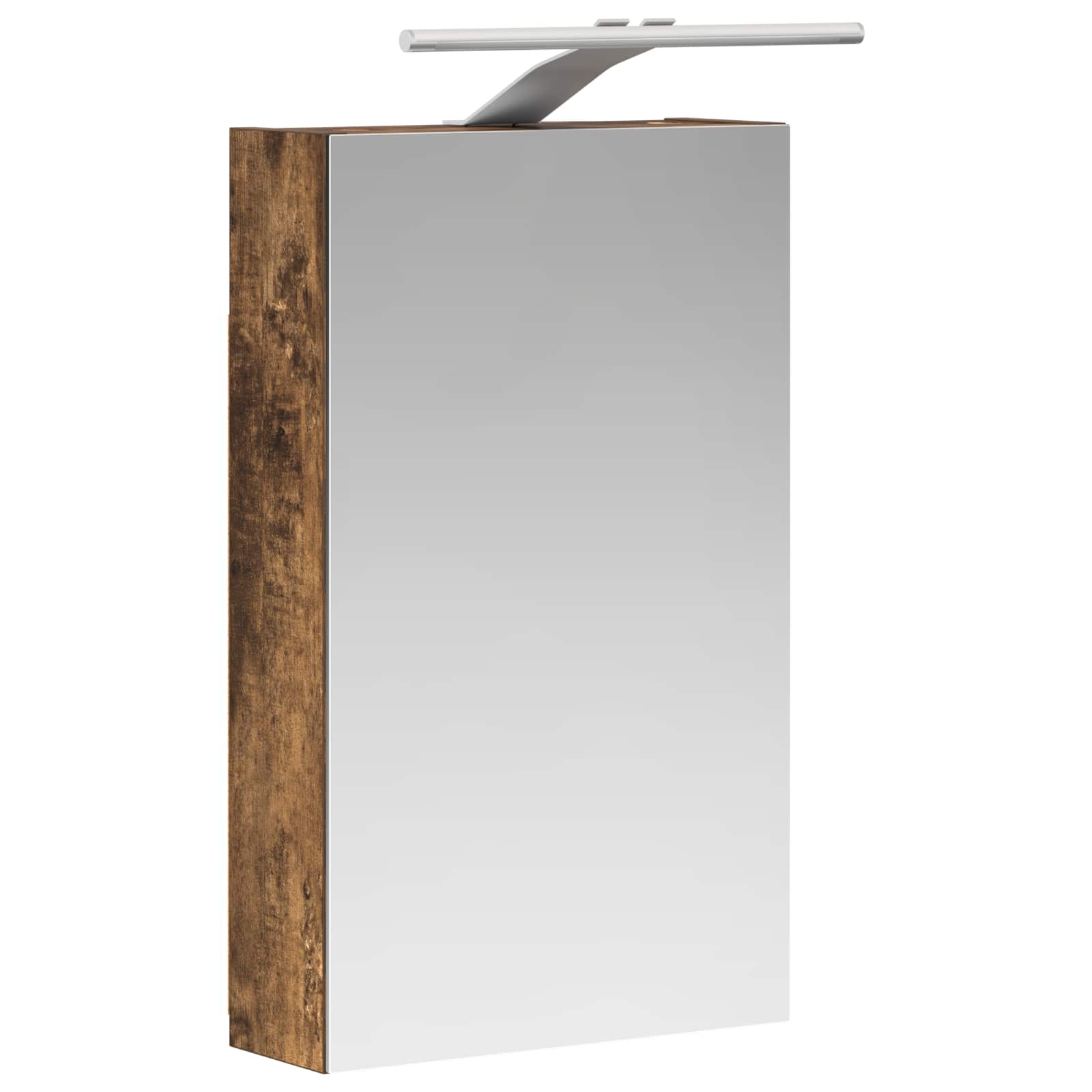 Badkamer spiegelkast met plank Gerookt eiken 30 x 10,5 x 50 cm is nu te koop bij PeponiXL, paradijselijk wonen!