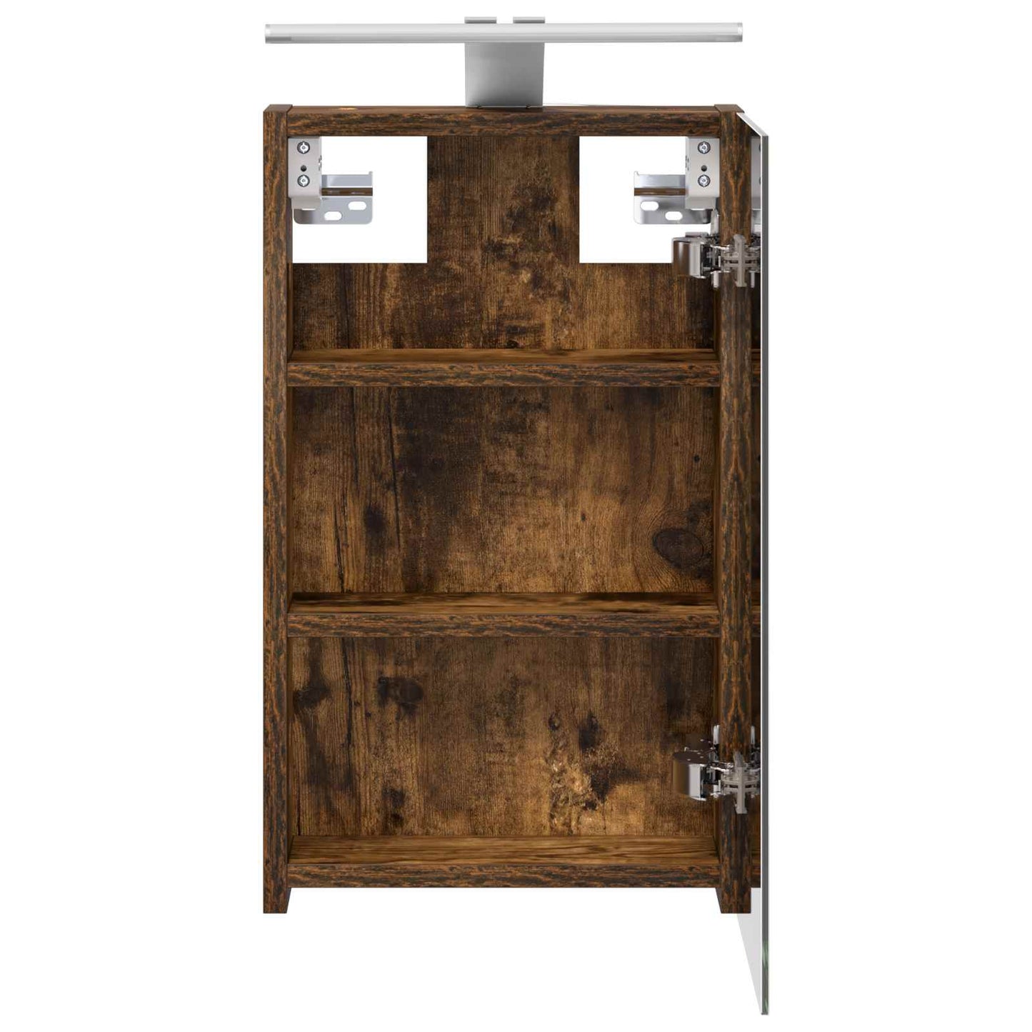 Badkamer spiegelkast met plank Gerookt eiken 30 x 10,5 x 50 cm is nu te koop bij PeponiXL, paradijselijk wonen!