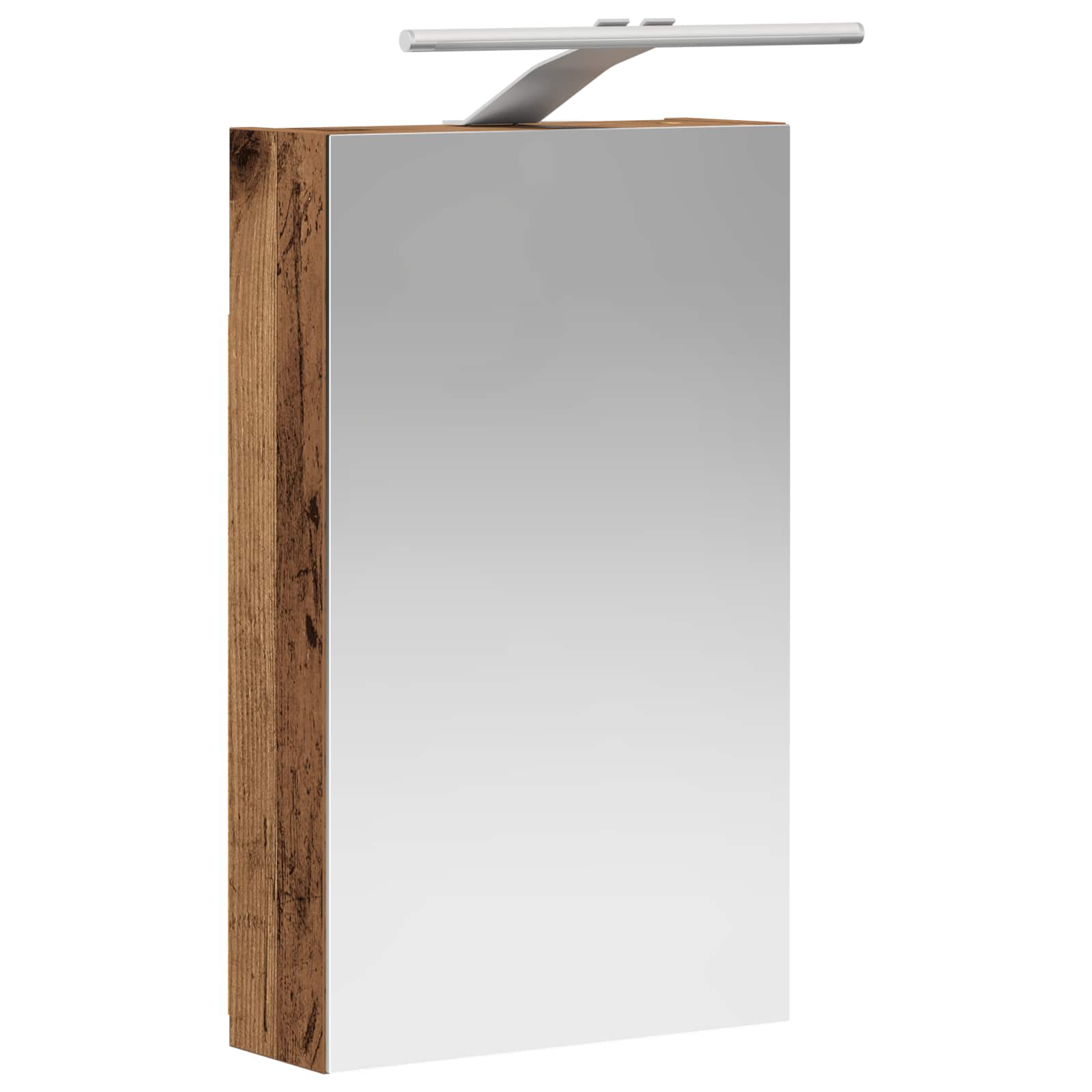 Badkamer spiegelkast Oudhout 30 x 10,5 x 50 cm Bewerkt hout is nu te koop bij PeponiXL, paradijselijk wonen!