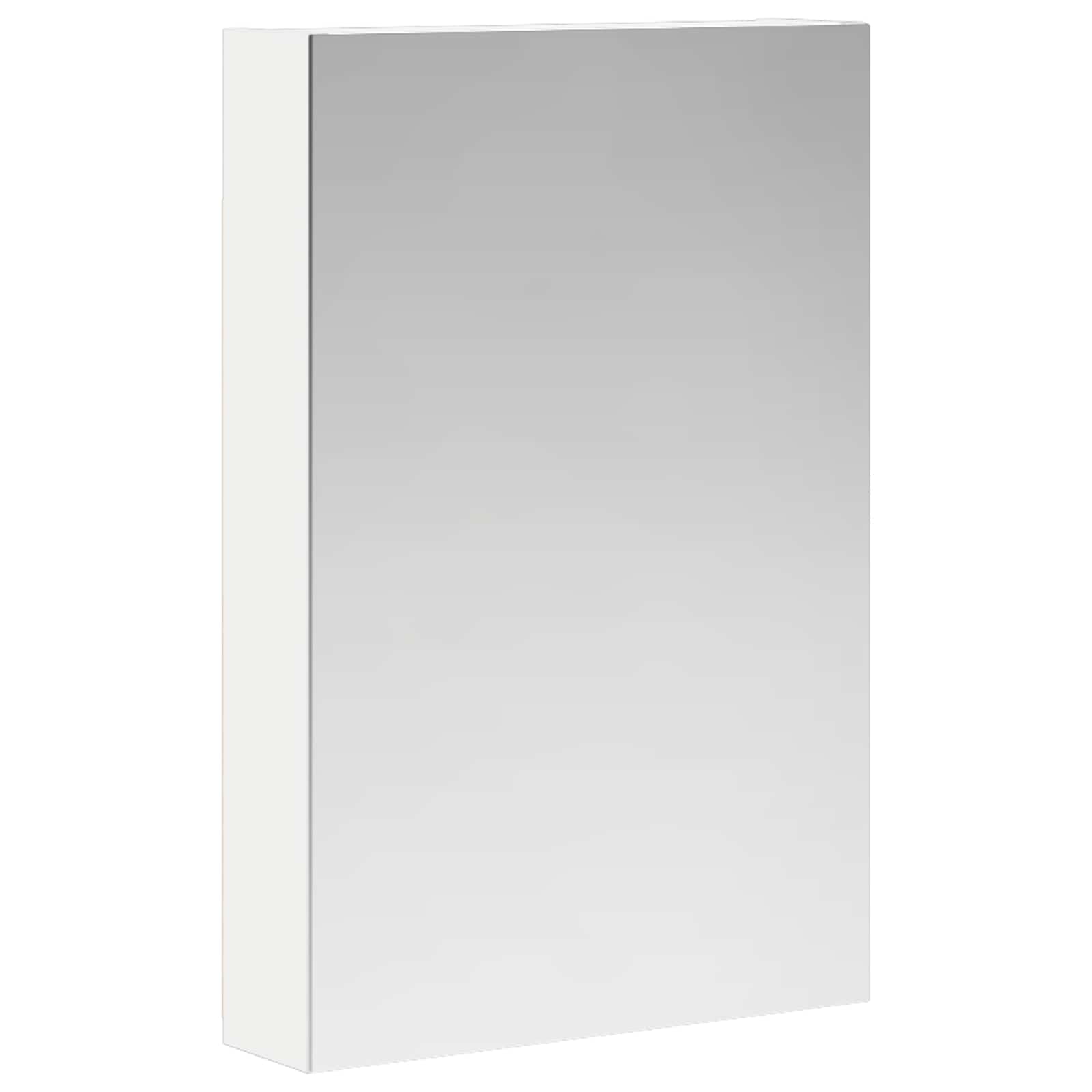 Badkamer spiegelkast Wit 40 x 10,5 x 60,5 cm Bewerkt hout is nu te koop bij PeponiXL, paradijselijk wonen!