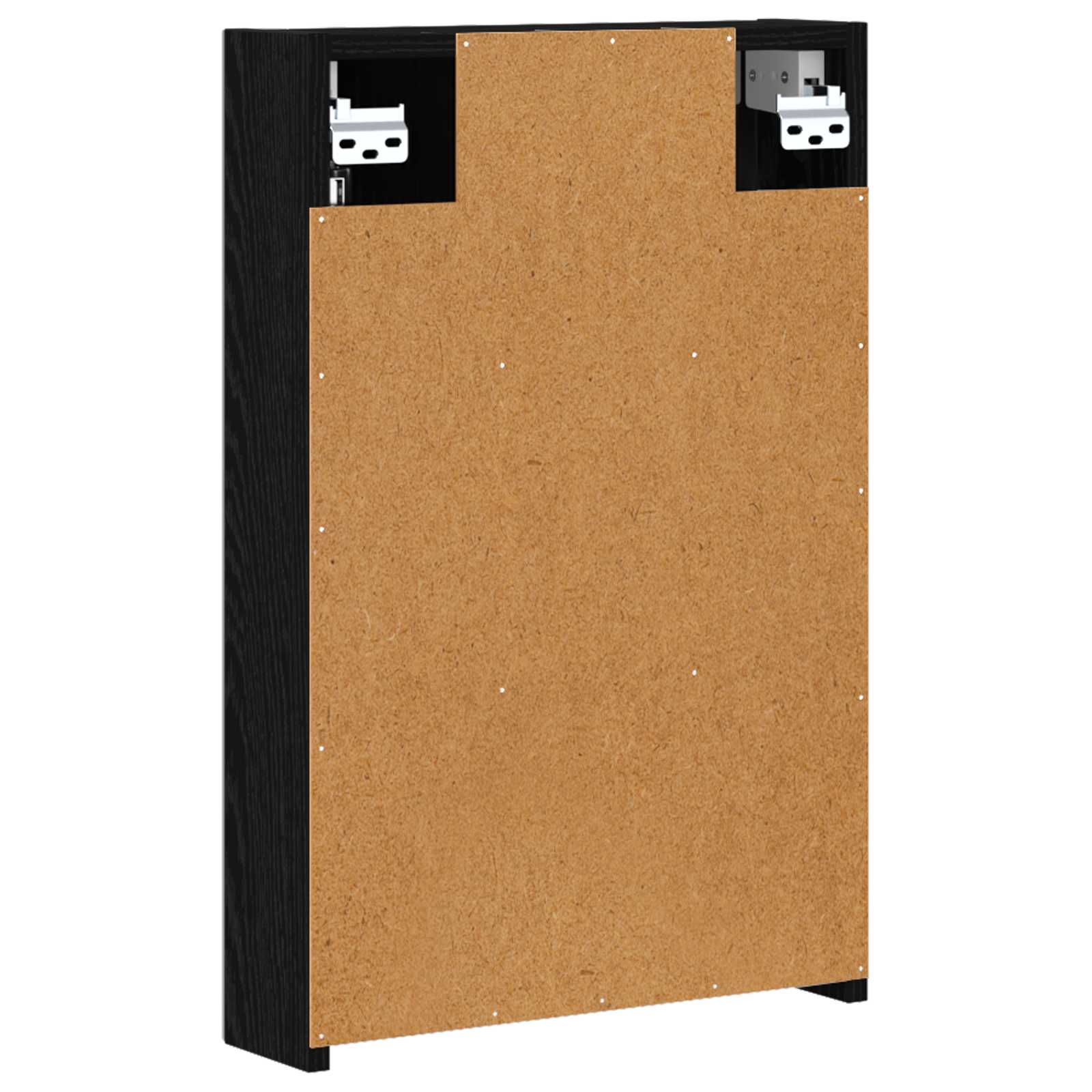 Badkamer spiegelkast met plank Zwart Eiken 40 x 10,5 x 60,5 cm is nu te koop bij PeponiXL, paradijselijk wonen!