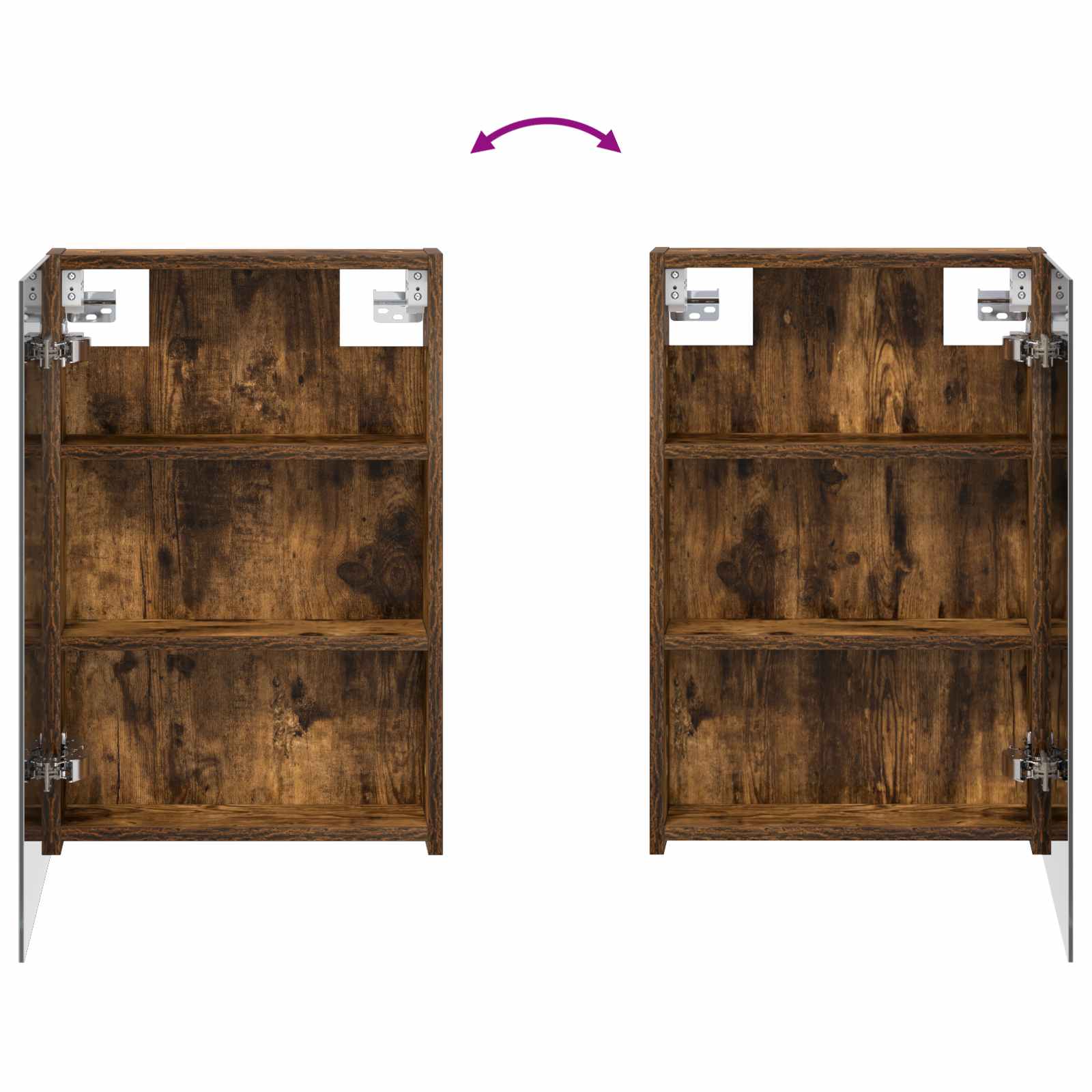 Badkamer spiegelkast Gerookt eiken 40 x 10,5 x 60,5 cm is nu te koop bij PeponiXL, paradijselijk wonen!