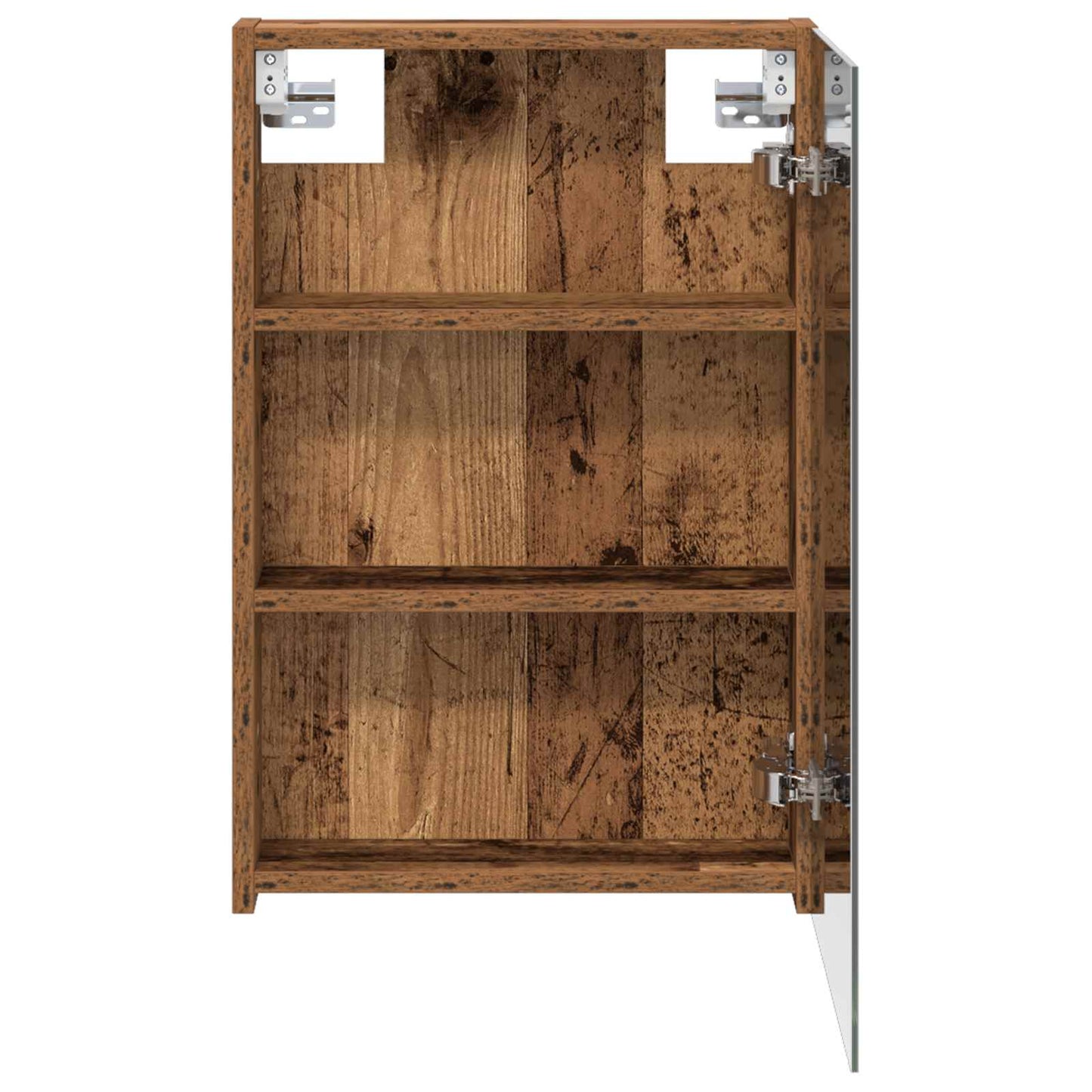 Badkamer spiegelkast Oudhout 40 x 10,5 x 60,5 cm Bewerkt hout is nu te koop bij PeponiXL, paradijselijk wonen!