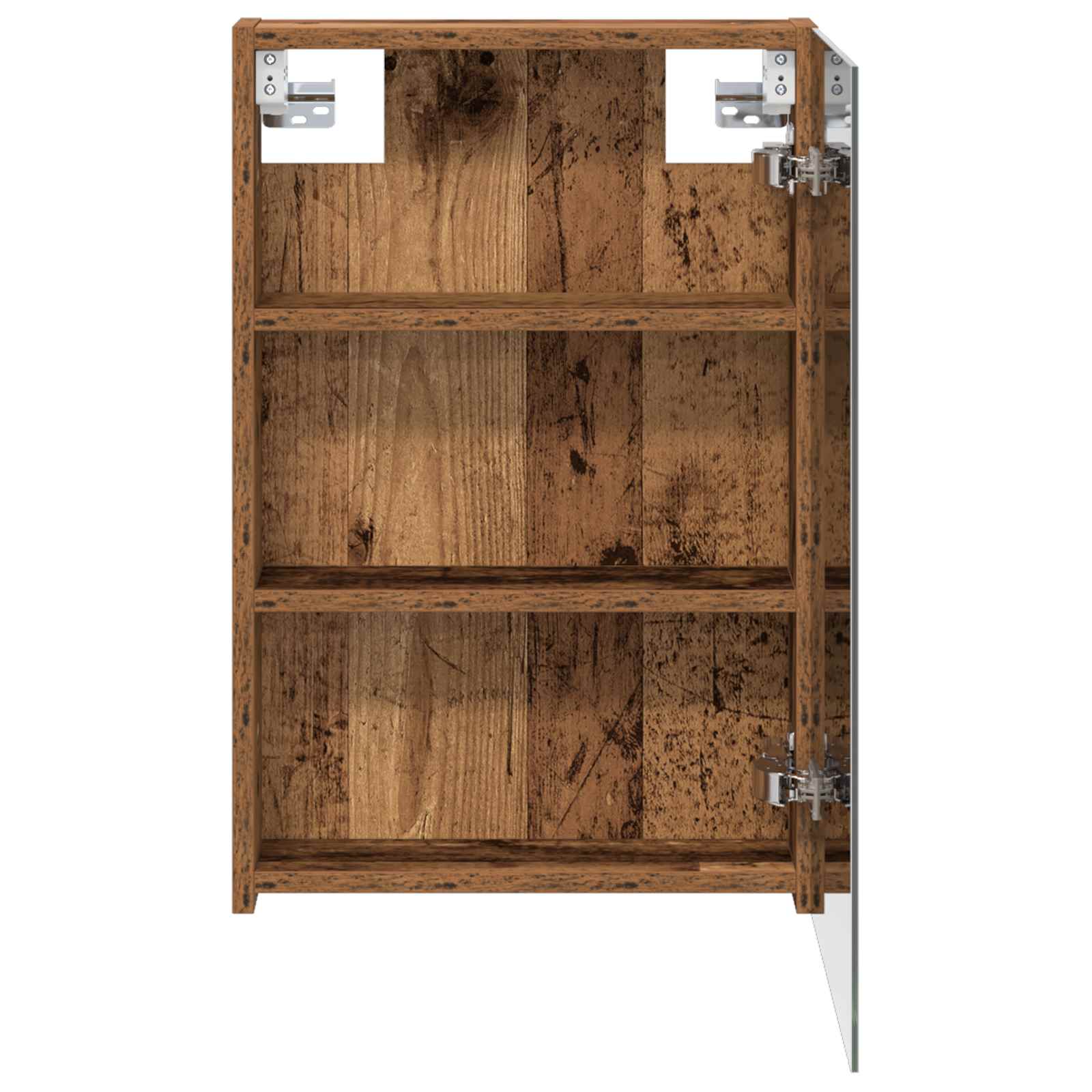 Badkamer spiegelkast Oudhout 40 x 10,5 x 60,5 cm Bewerkt hout is nu te koop bij PeponiXL, paradijselijk wonen!