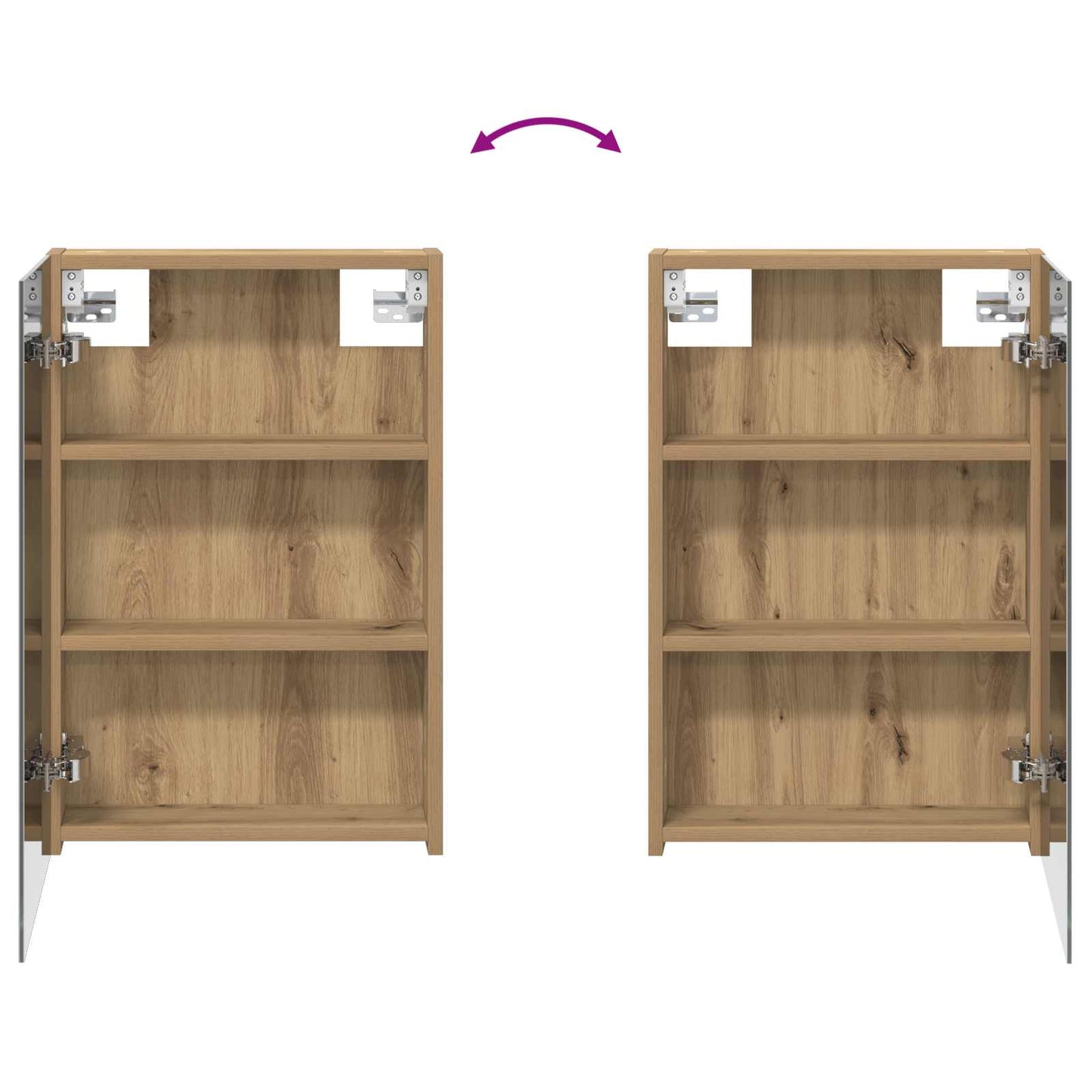 Badkamer spiegelkast Ambachtelijk eiken 40 x 10,5 x 60,5 cm is nu te koop bij PeponiXL, paradijselijk wonen!