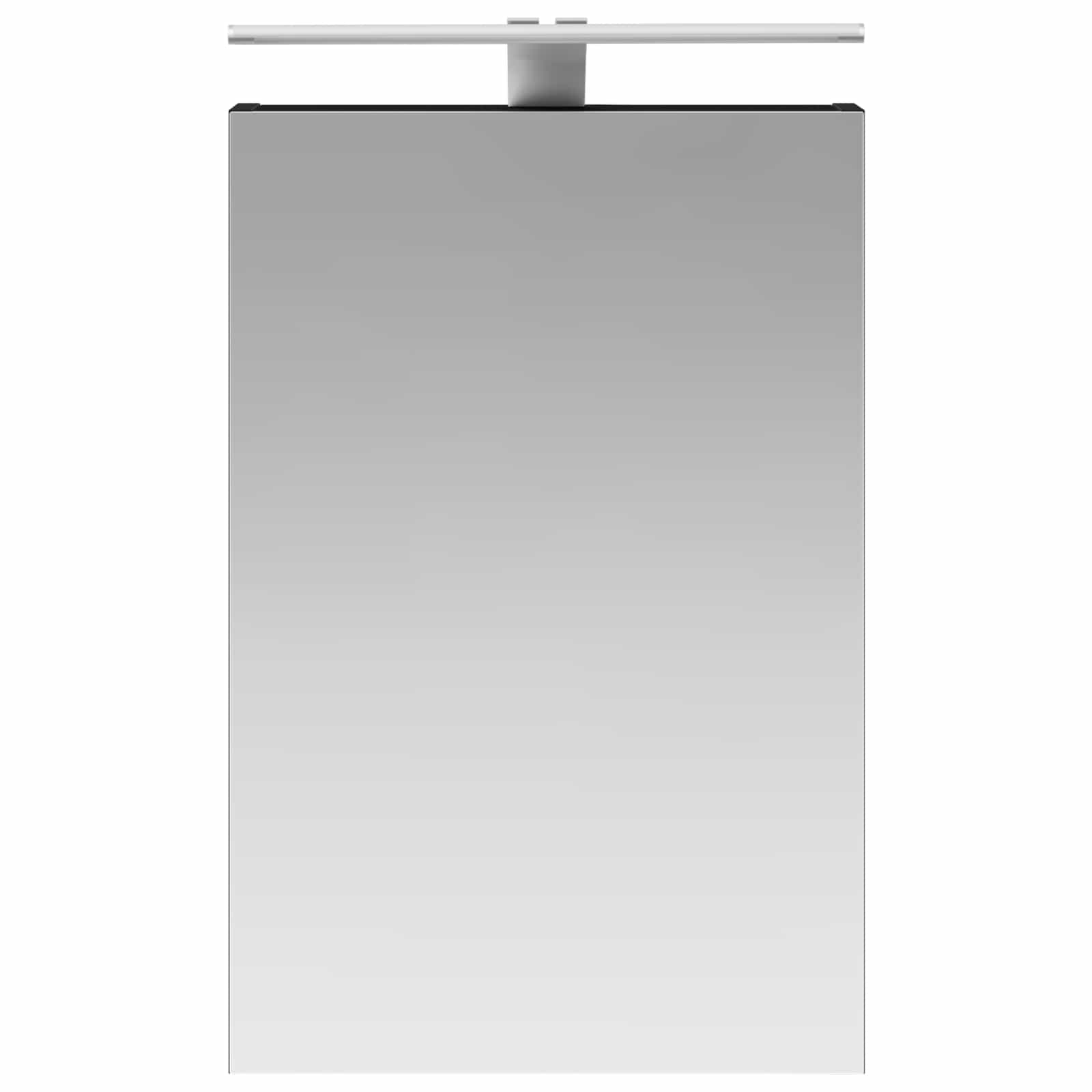 Badkamer spiegelkast met plank Zwart Eiken 40 x 10,5 x 60,5 cm is nu te koop bij PeponiXL, paradijselijk wonen!