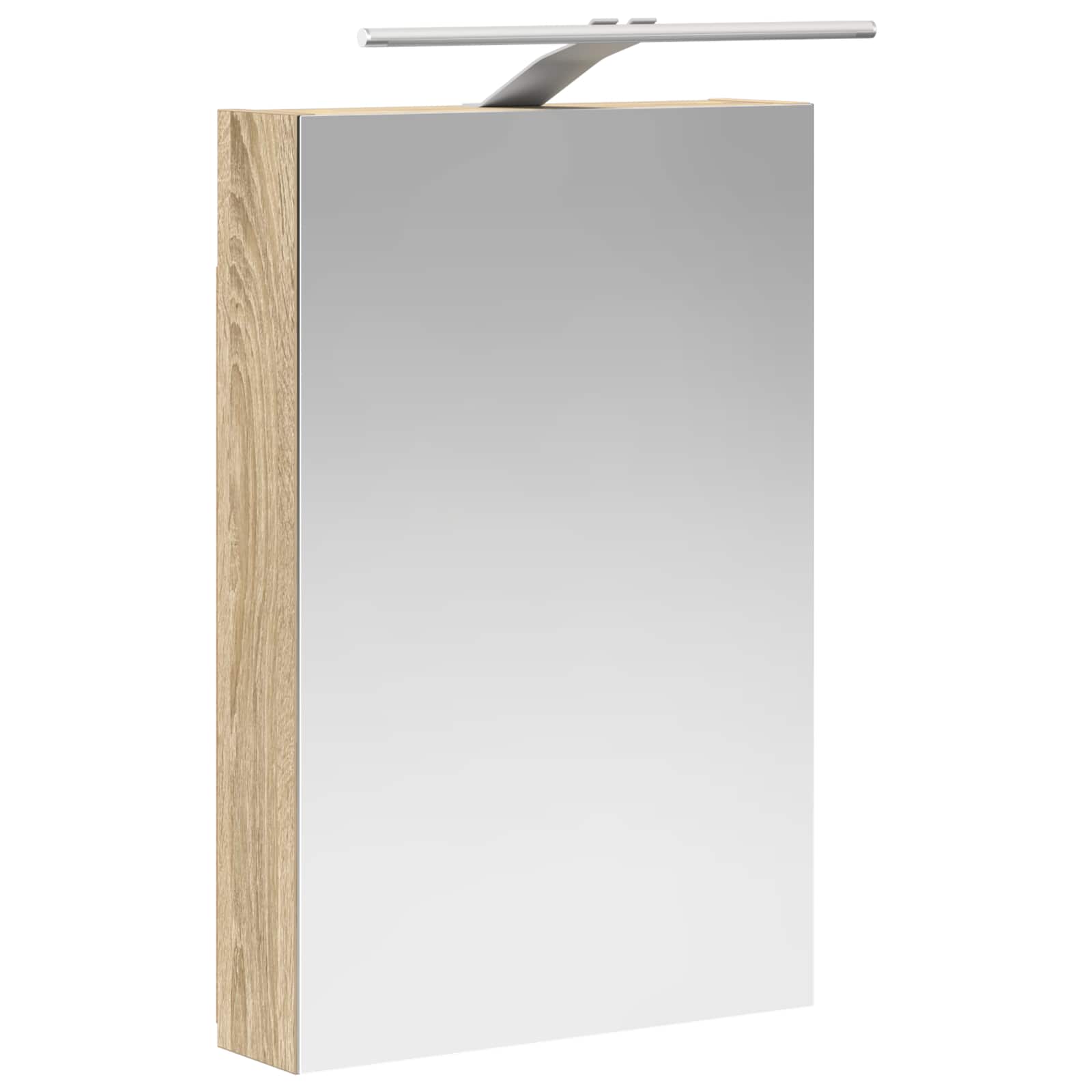 Badkamer spiegelkast met plank Sonoma Eiken 40 x 10,5 x 60,5 cm is nu te koop bij PeponiXL, paradijselijk wonen!