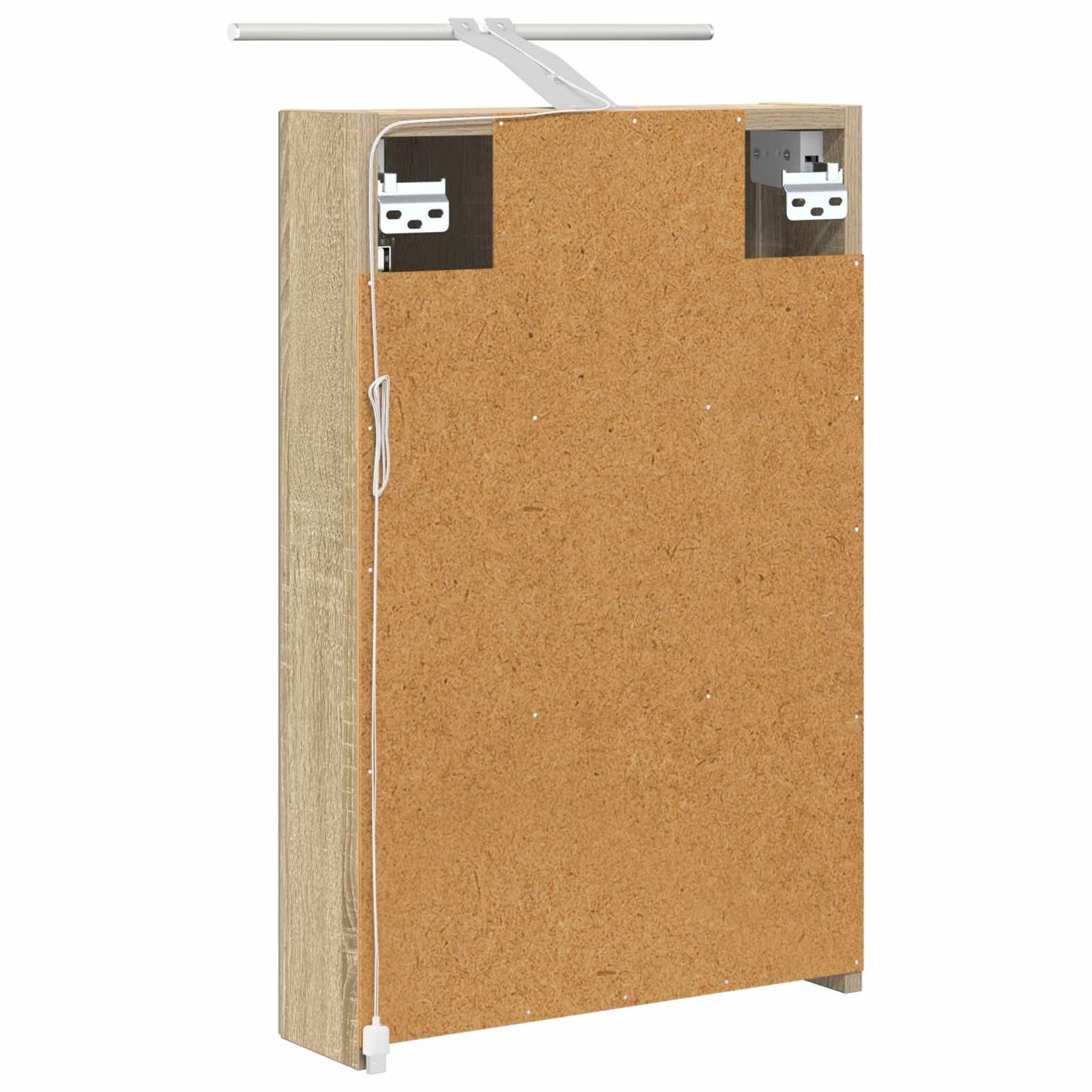 Badkamer spiegelkast met plank Sonoma Eiken 40 x 10,5 x 60,5 cm is nu te koop bij PeponiXL, paradijselijk wonen!