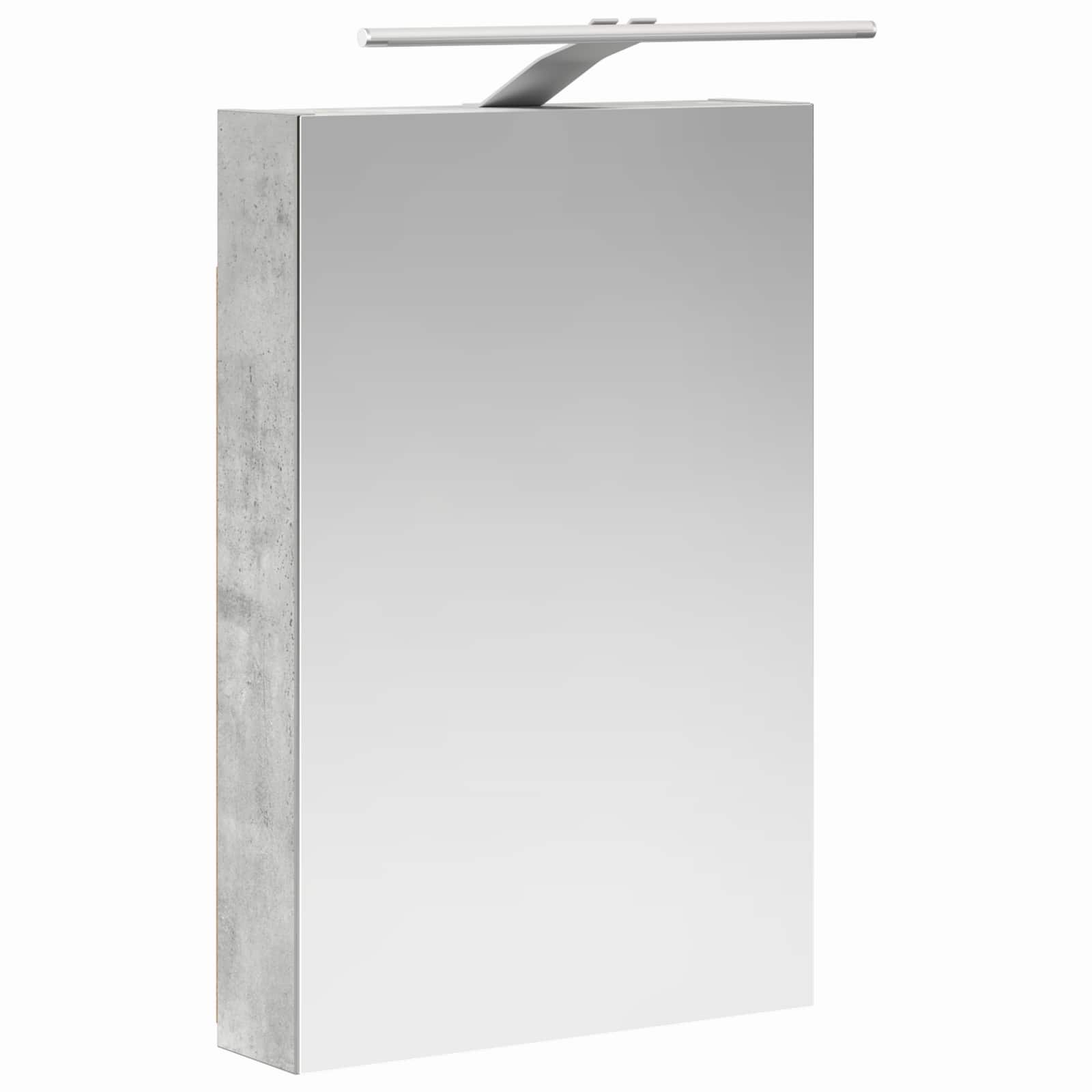 Badkamer spiegelkast met plank Beton Grijs 40 x 10,5 x 60,5 cm is nu te koop bij PeponiXL, paradijselijk wonen!