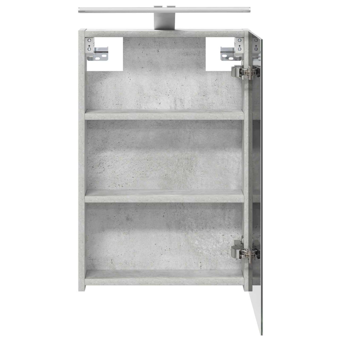 Badkamer spiegelkast met plank Beton Grijs 40 x 10,5 x 60,5 cm is nu te koop bij PeponiXL, paradijselijk wonen!