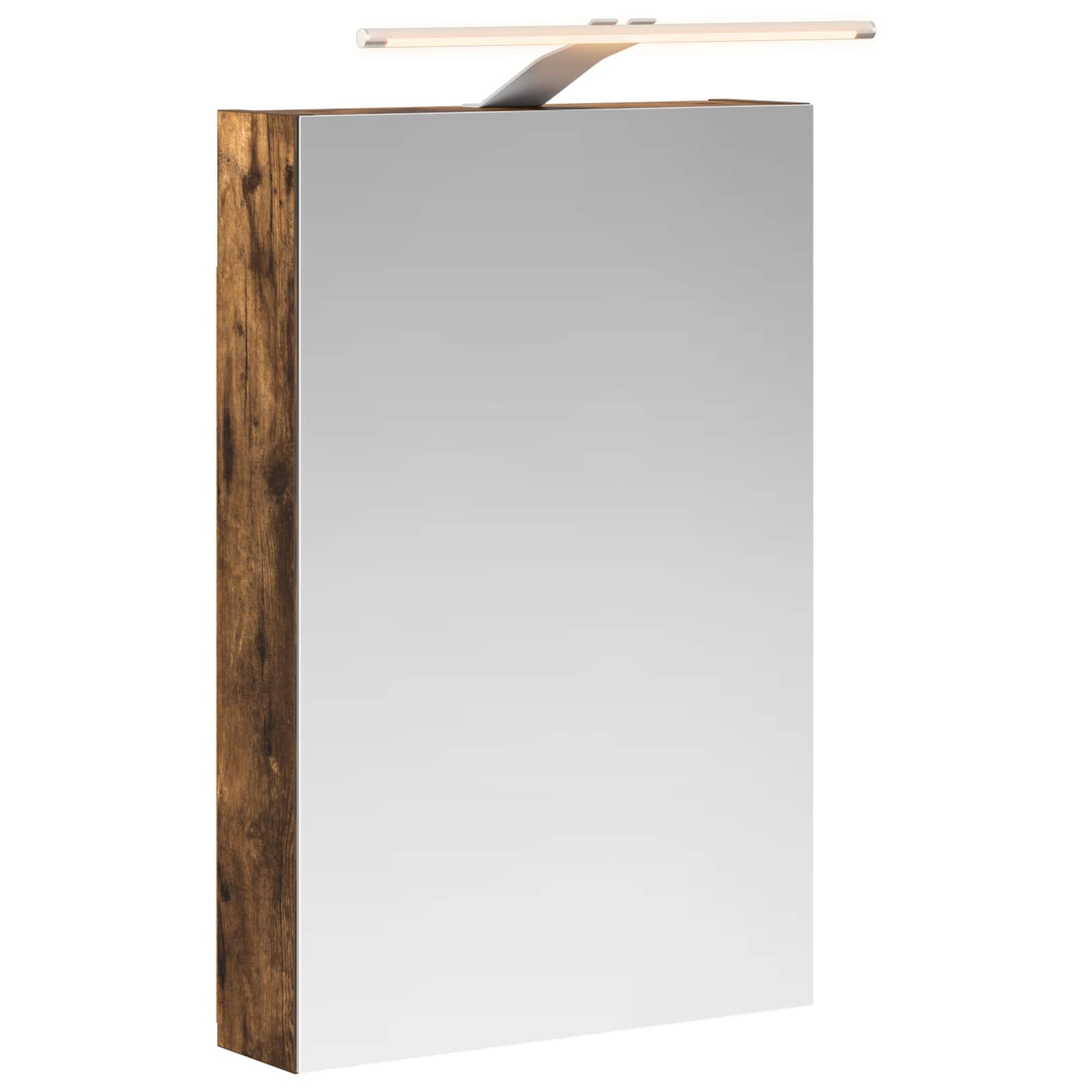 Badkamer spiegelkast Gerookt eiken 40 x 10,5 x 60,5 cm is nu te koop bij PeponiXL, paradijselijk wonen!