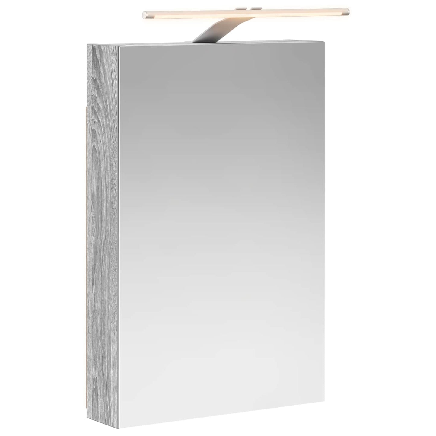 Badkamer spiegelkast met plank Grijs Sonoma 40 x 10,5 x 60,5 cm is nu te koop bij PeponiXL, paradijselijk wonen!