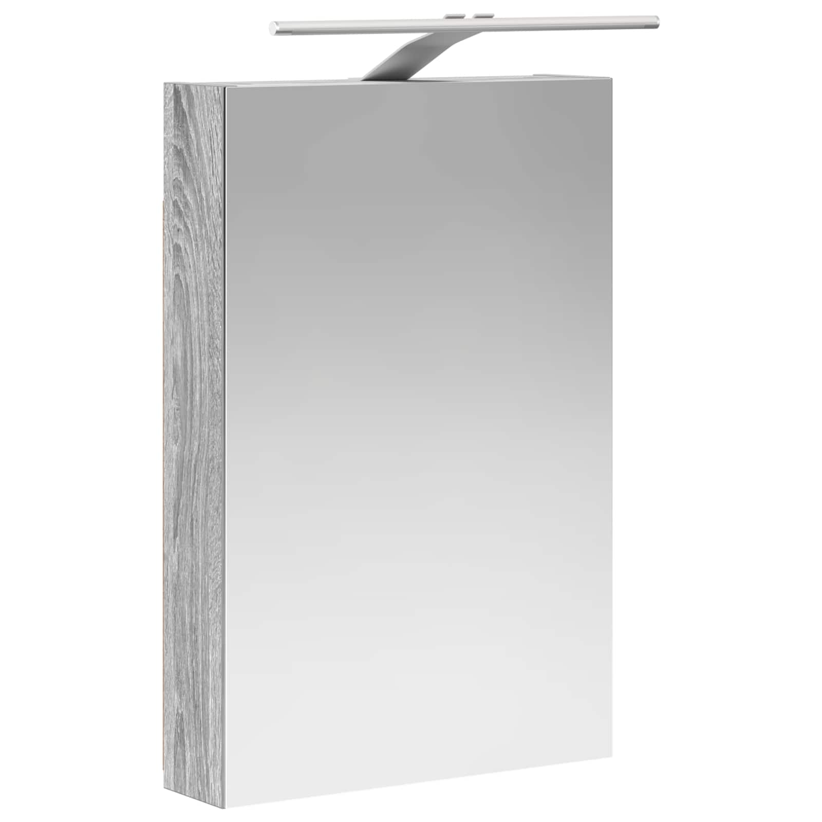 Badkamer spiegelkast met plank Grijs Sonoma 40 x 10,5 x 60,5 cm is nu te koop bij PeponiXL, paradijselijk wonen!