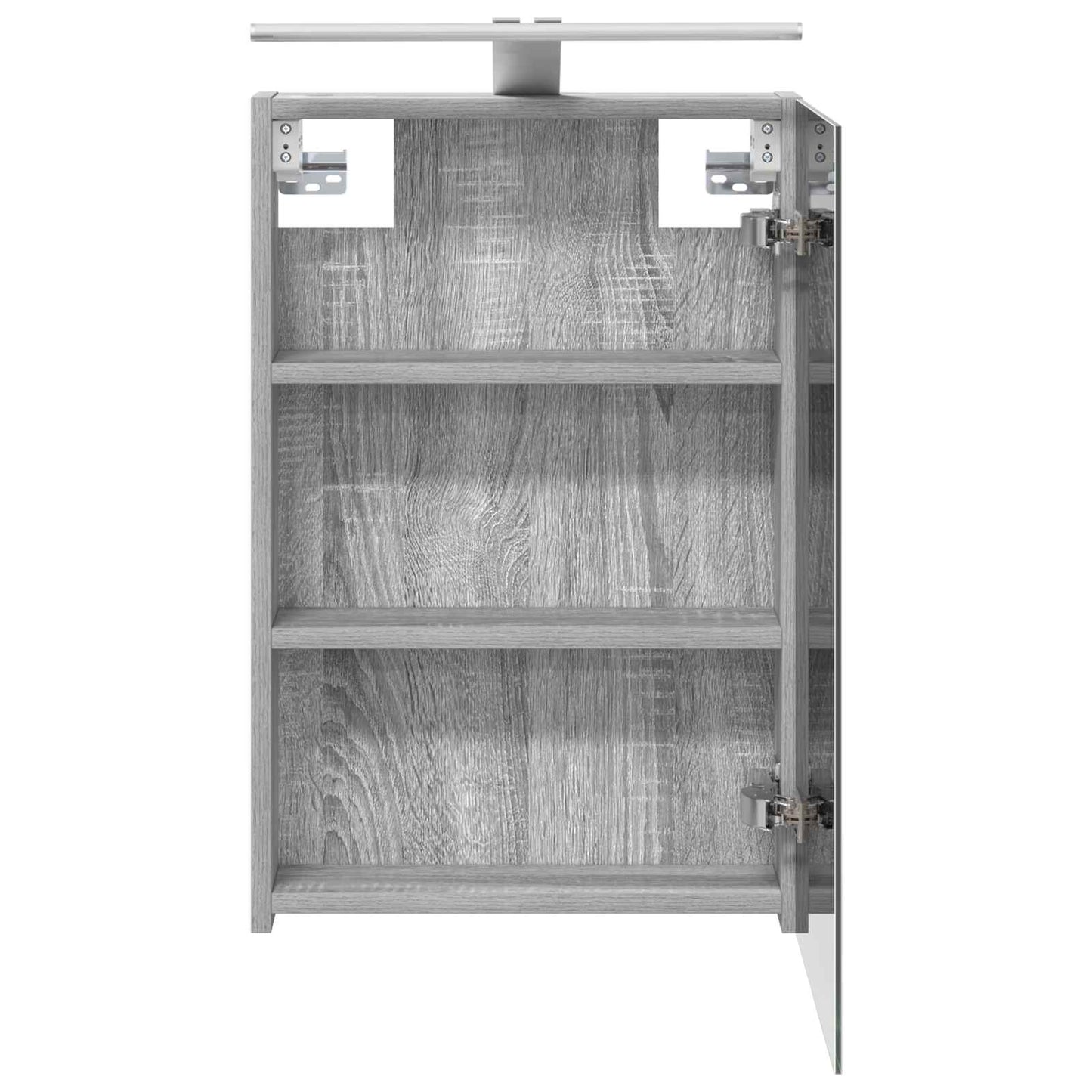 Badkamer spiegelkast met plank Grijs Sonoma 40 x 10,5 x 60,5 cm is nu te koop bij PeponiXL, paradijselijk wonen!