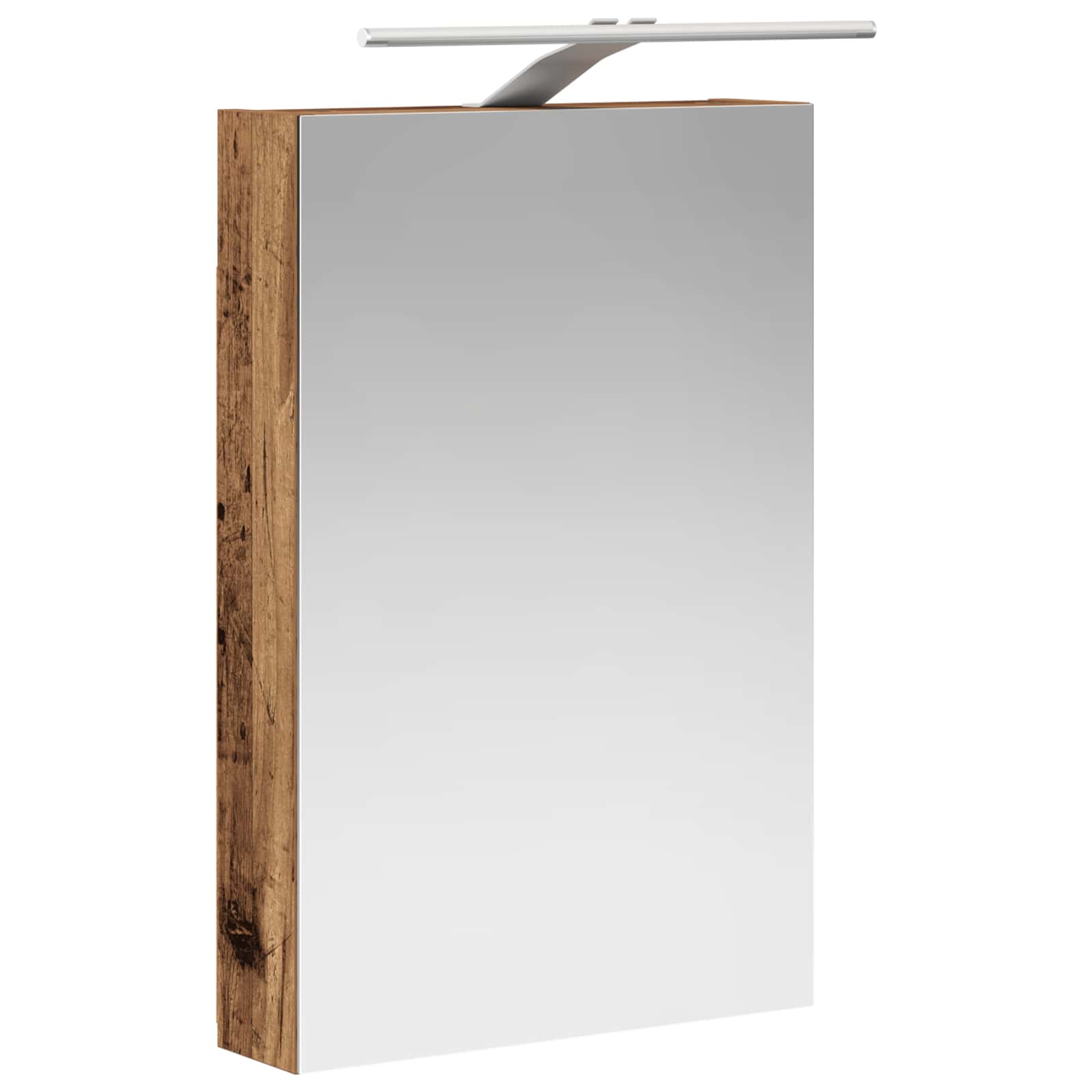 Badkamer spiegelkast Oudhout 40 x 10,5 x 60,5 cm Bewerkt hout is nu te koop bij PeponiXL, paradijselijk wonen!