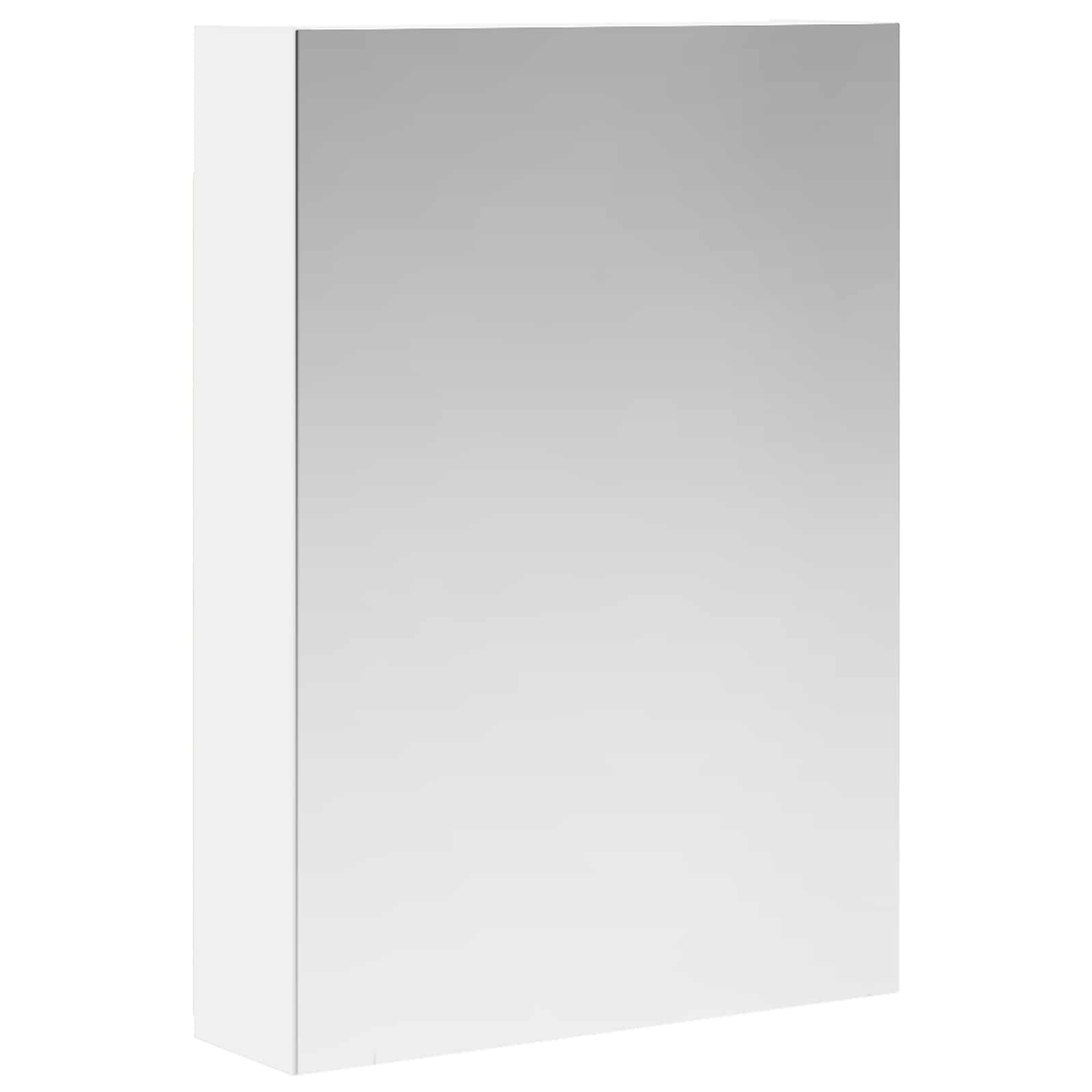 Badkamer spiegelkast Wit 50 x 14,5 x 70 cm Bewerkt hout is nu te koop bij PeponiXL, paradijselijk wonen!
