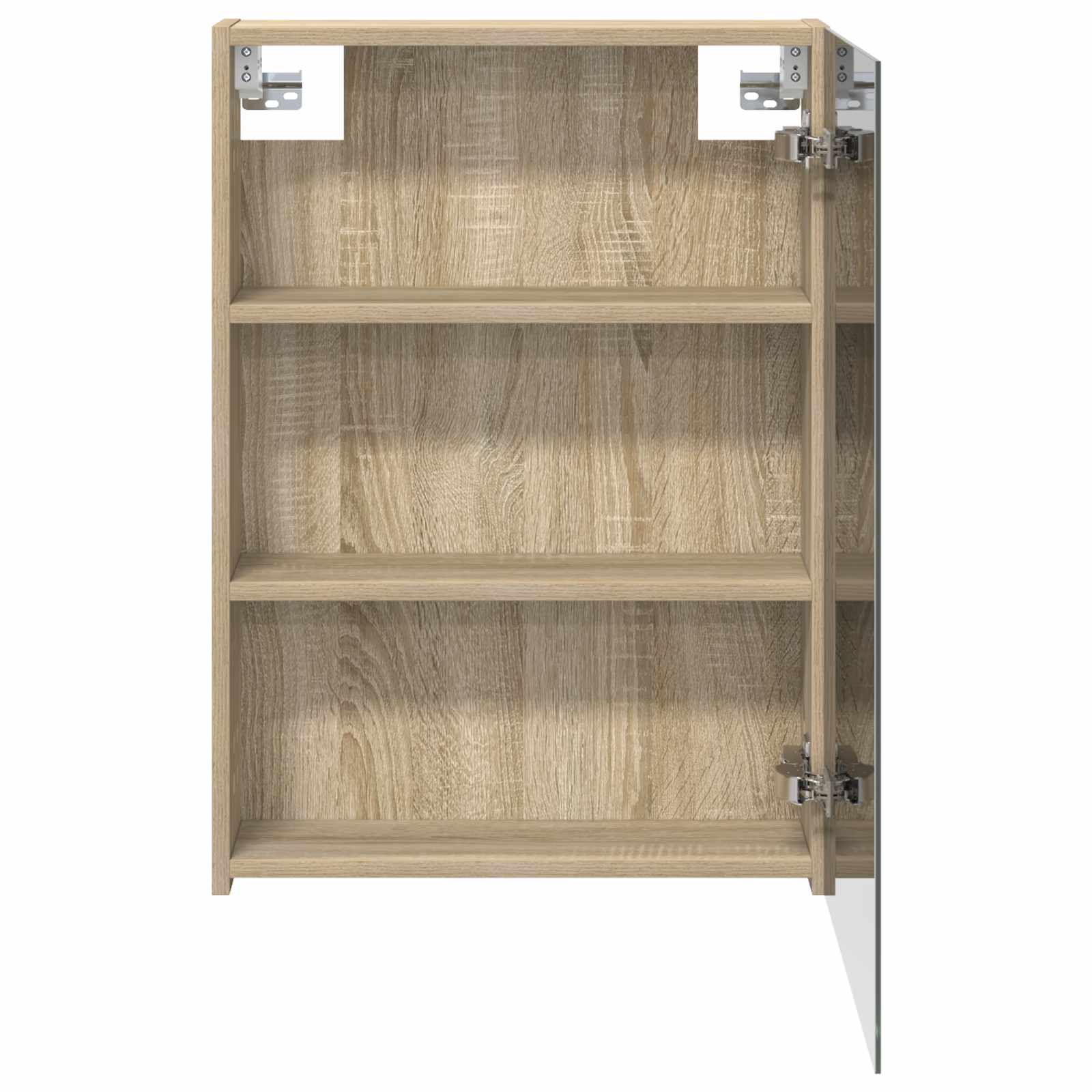 Badkamer spiegelkast met plank Sonoma Eiken 50 x 14,5 x 70 cm is nu te koop bij PeponiXL, paradijselijk wonen!