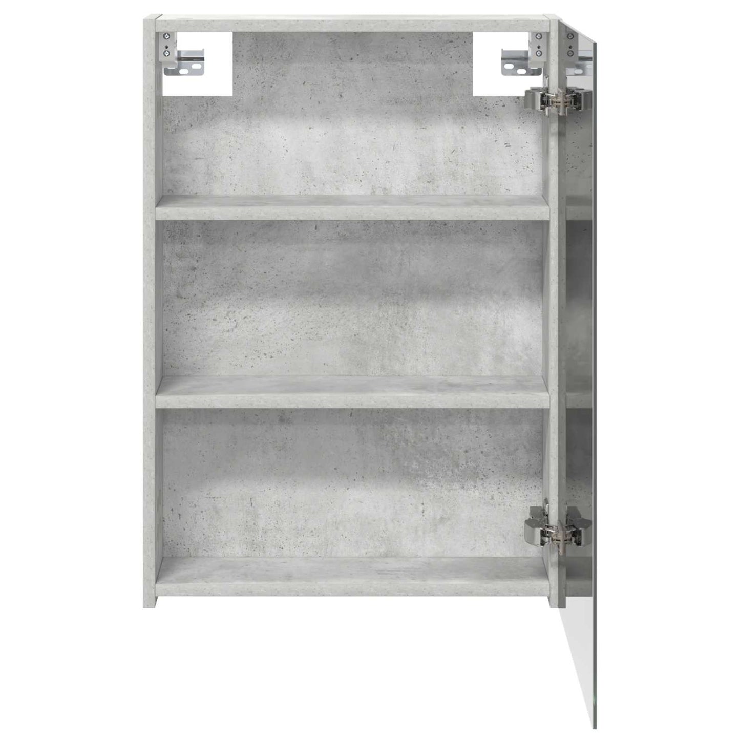 Badkamer spiegelkast Beton Grijs 50 x 14,5 x 70 cm Bewerkt hout is nu te koop bij PeponiXL, paradijselijk wonen!