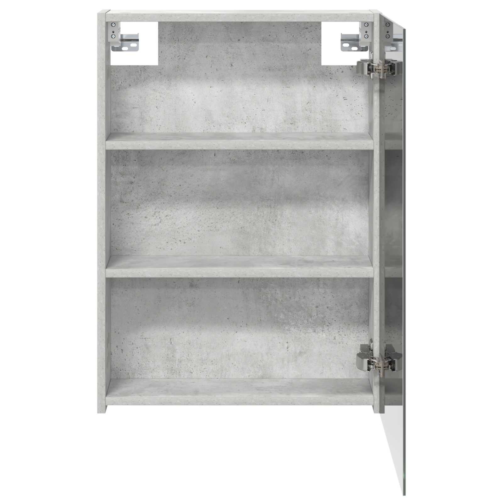 Badkamer spiegelkast Beton Grijs 50 x 14,5 x 70 cm Bewerkt hout is nu te koop bij PeponiXL, paradijselijk wonen!