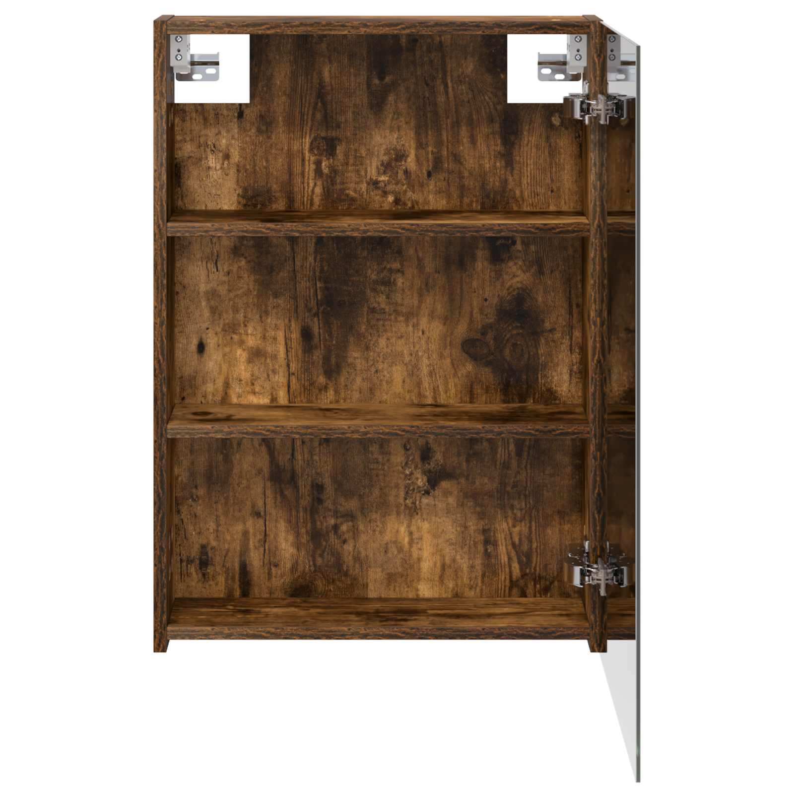 Badkamer spiegelkast met plank Gerookt eiken 50 x 14,5 x 70 cm is nu te koop bij PeponiXL, paradijselijk wonen!