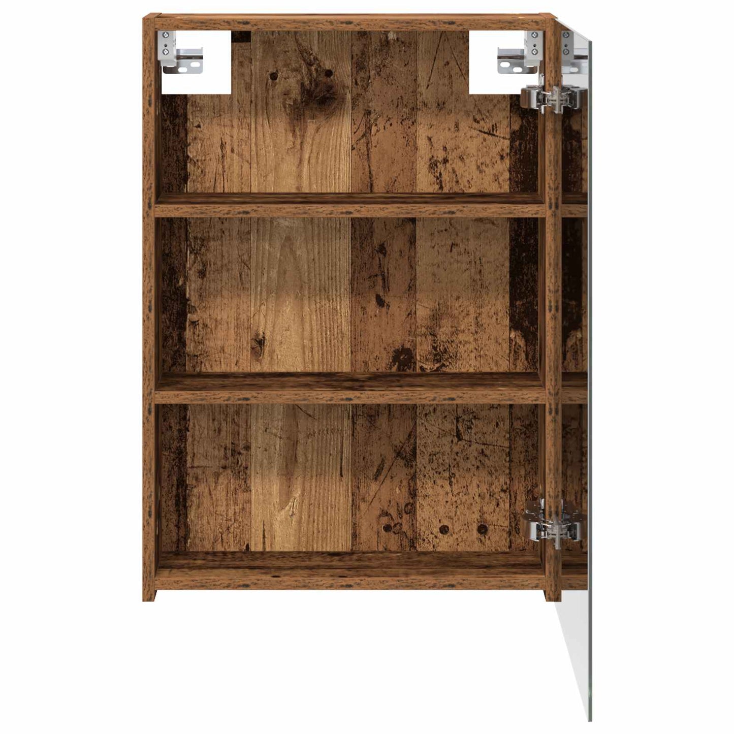 Badkamer spiegelkast Oudhout 50 x 14,5 x 70 cm Bewerkt hout is nu te koop bij PeponiXL, paradijselijk wonen!