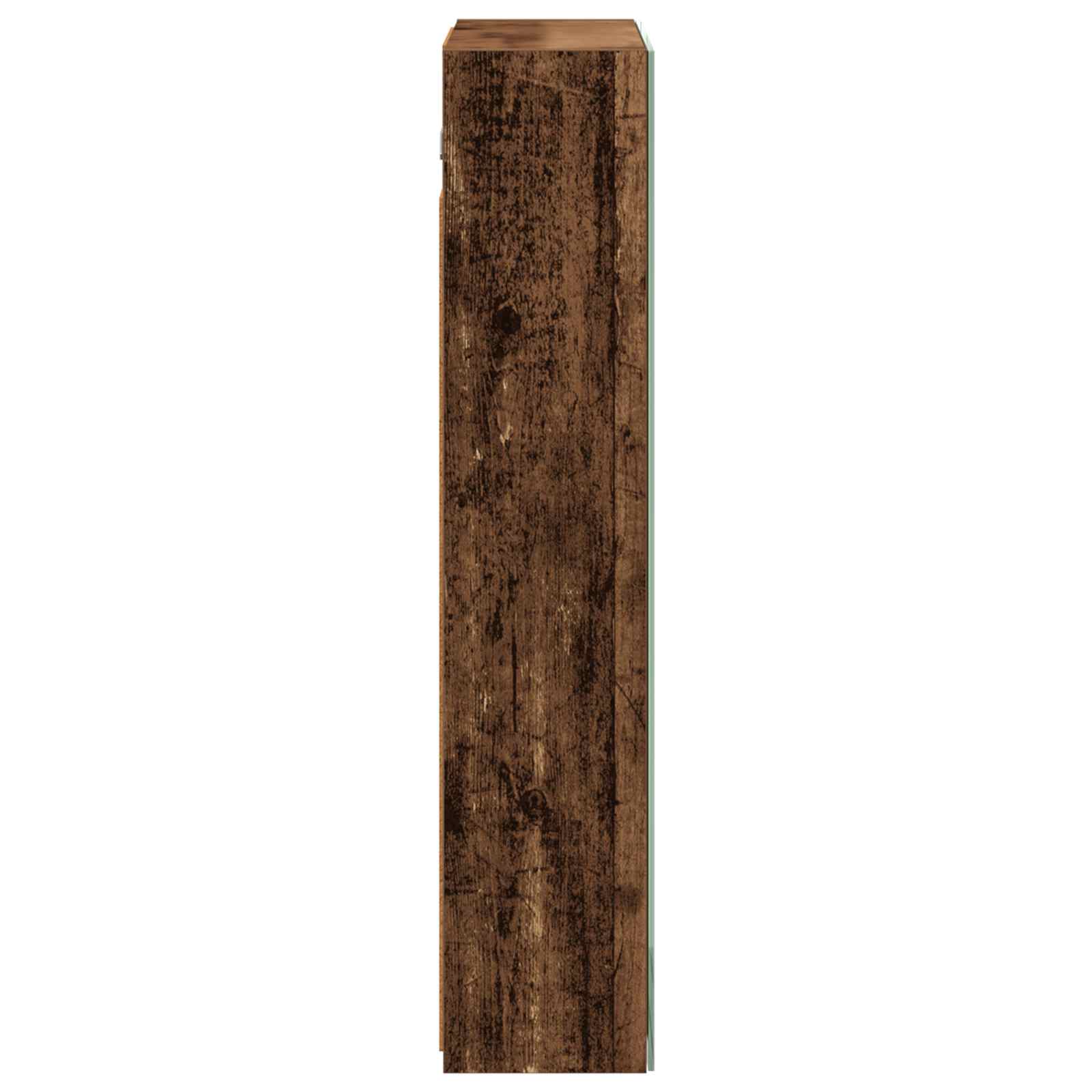 Badkamer spiegelkast Oudhout 50 x 14,5 x 70 cm Bewerkt hout is nu te koop bij PeponiXL, paradijselijk wonen!
