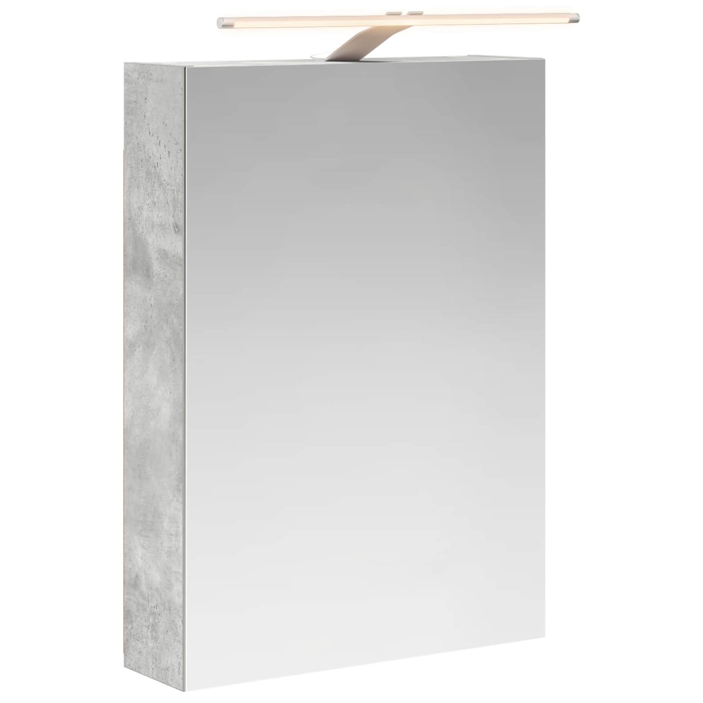 Badkamer spiegelkast Beton Grijs 50 x 14,5 x 70 cm Bewerkt hout is nu te koop bij PeponiXL, paradijselijk wonen!