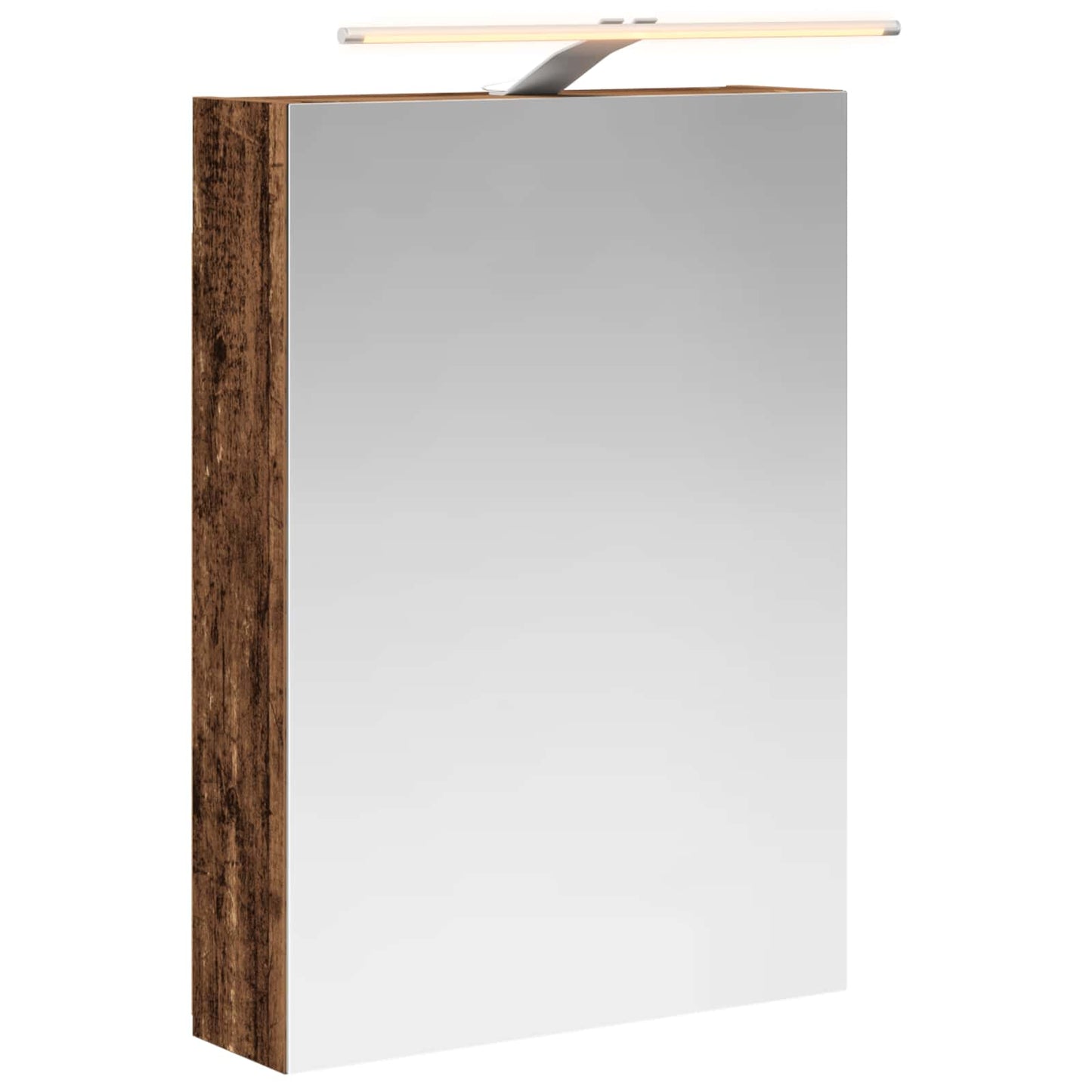 Badkamer spiegelkast Oudhout 50 x 14,5 x 70 cm Bewerkt hout is nu te koop bij PeponiXL, paradijselijk wonen!