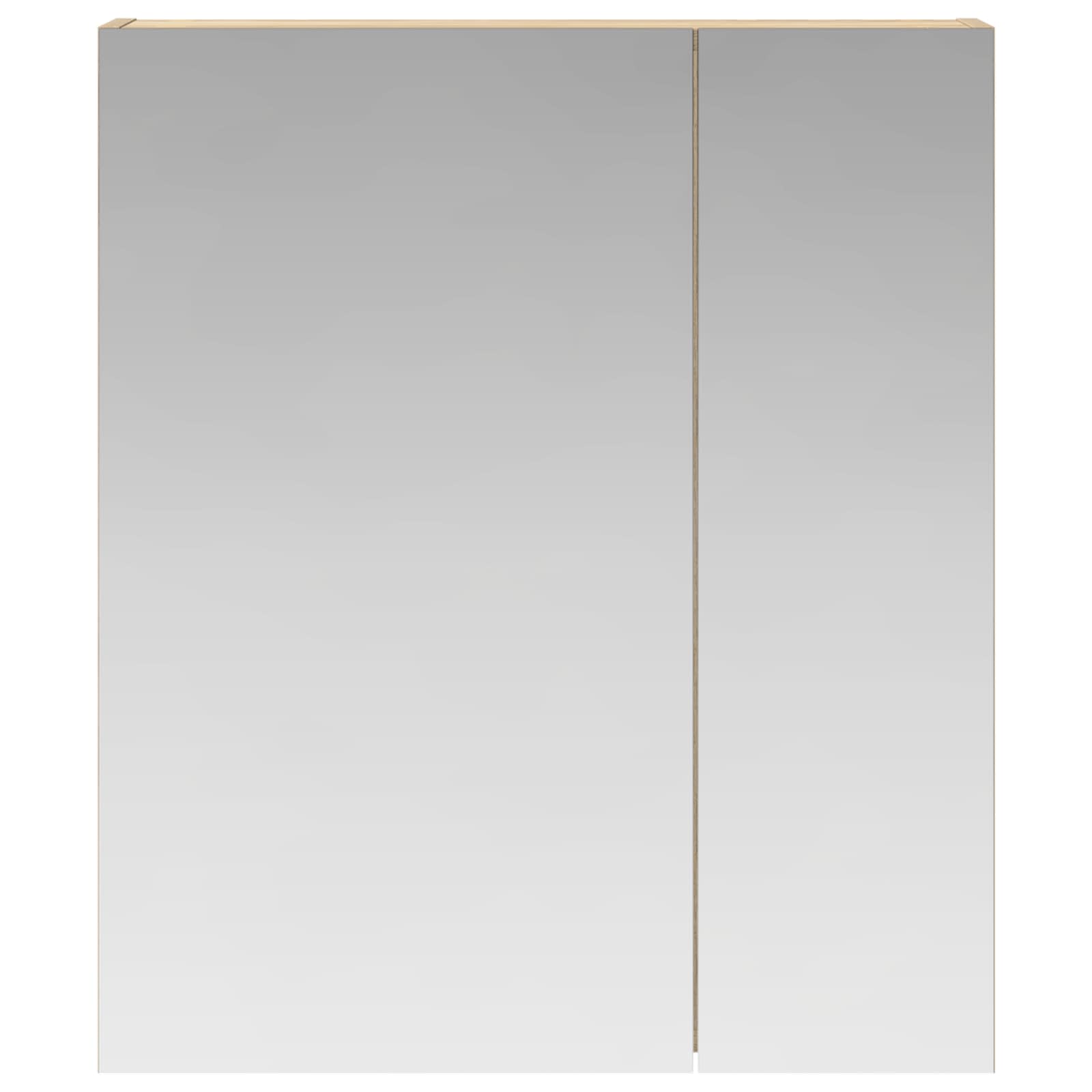 Badkamer spiegelkast met plank Sonoma Eiken 60 x 14,5 x 70 cm is nu te koop bij PeponiXL, paradijselijk wonen!