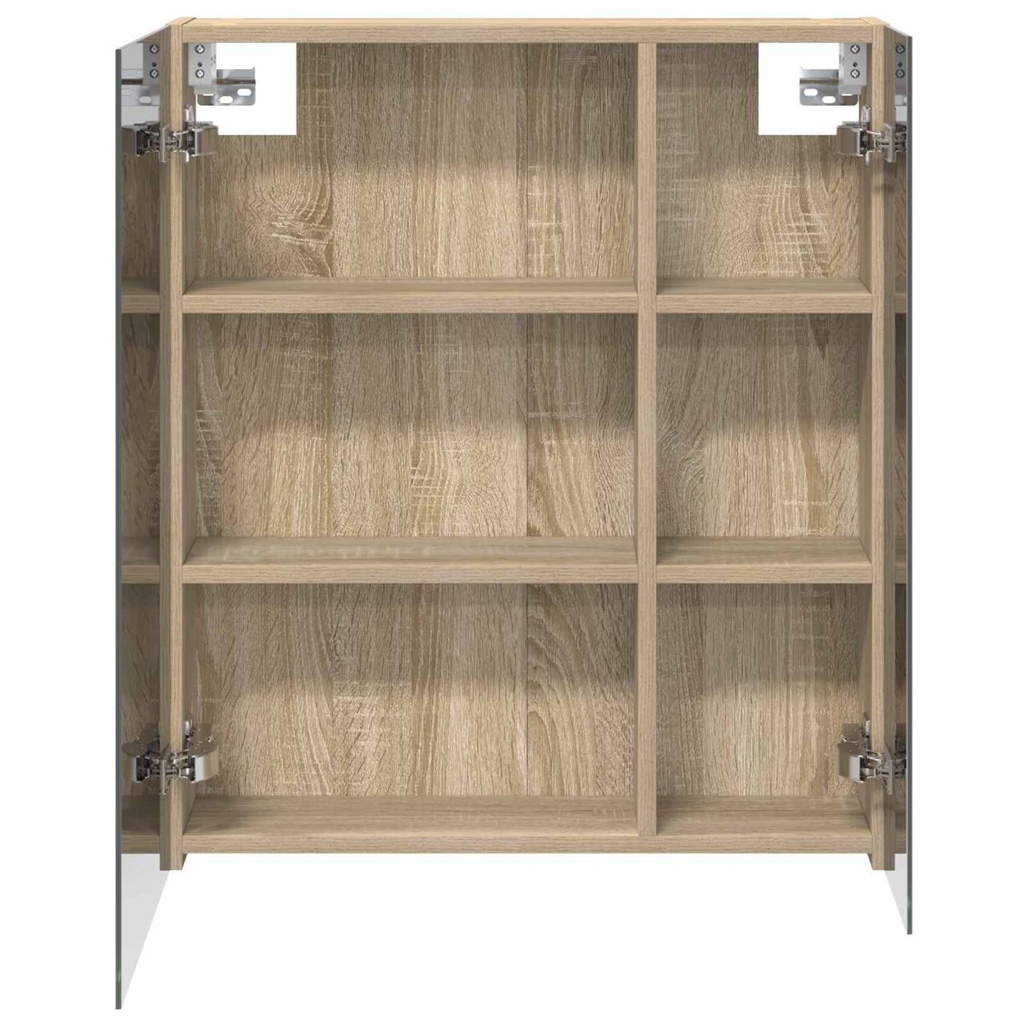 Badkamer spiegelkast met plank Sonoma Eiken 60 x 14,5 x 70 cm is nu te koop bij PeponiXL, paradijselijk wonen!