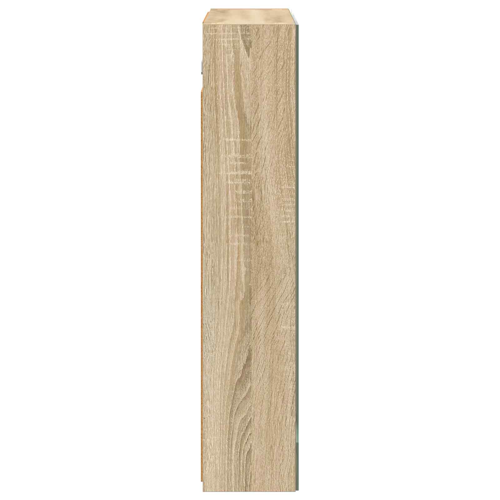 Badkamer spiegelkast met plank Sonoma Eiken 60 x 14,5 x 70 cm is nu te koop bij PeponiXL, paradijselijk wonen!