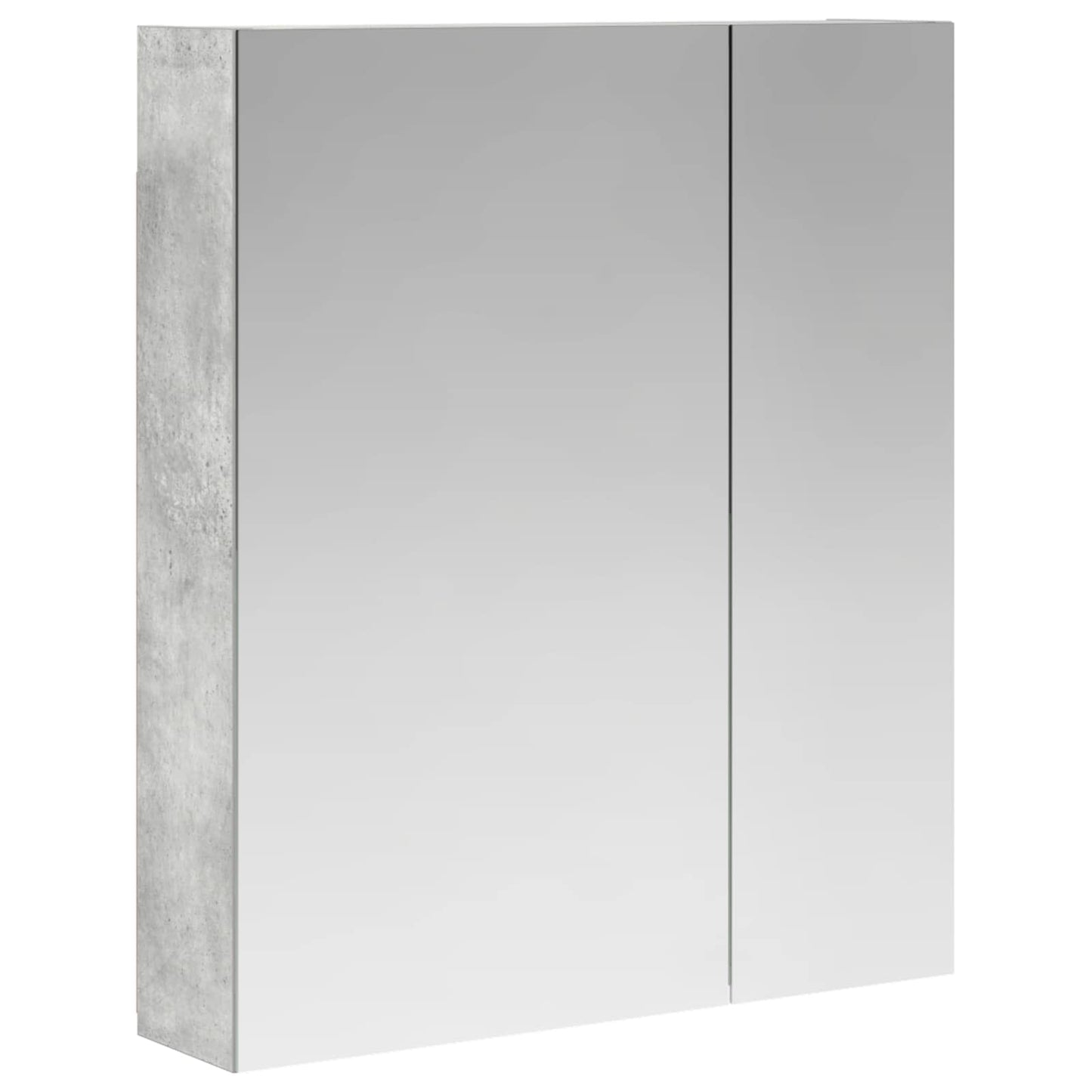 Badkamer spiegelkast Beton Grijs 60 x 14,5 x 70 cm Bewerkt hout is nu te koop bij PeponiXL, paradijselijk wonen!